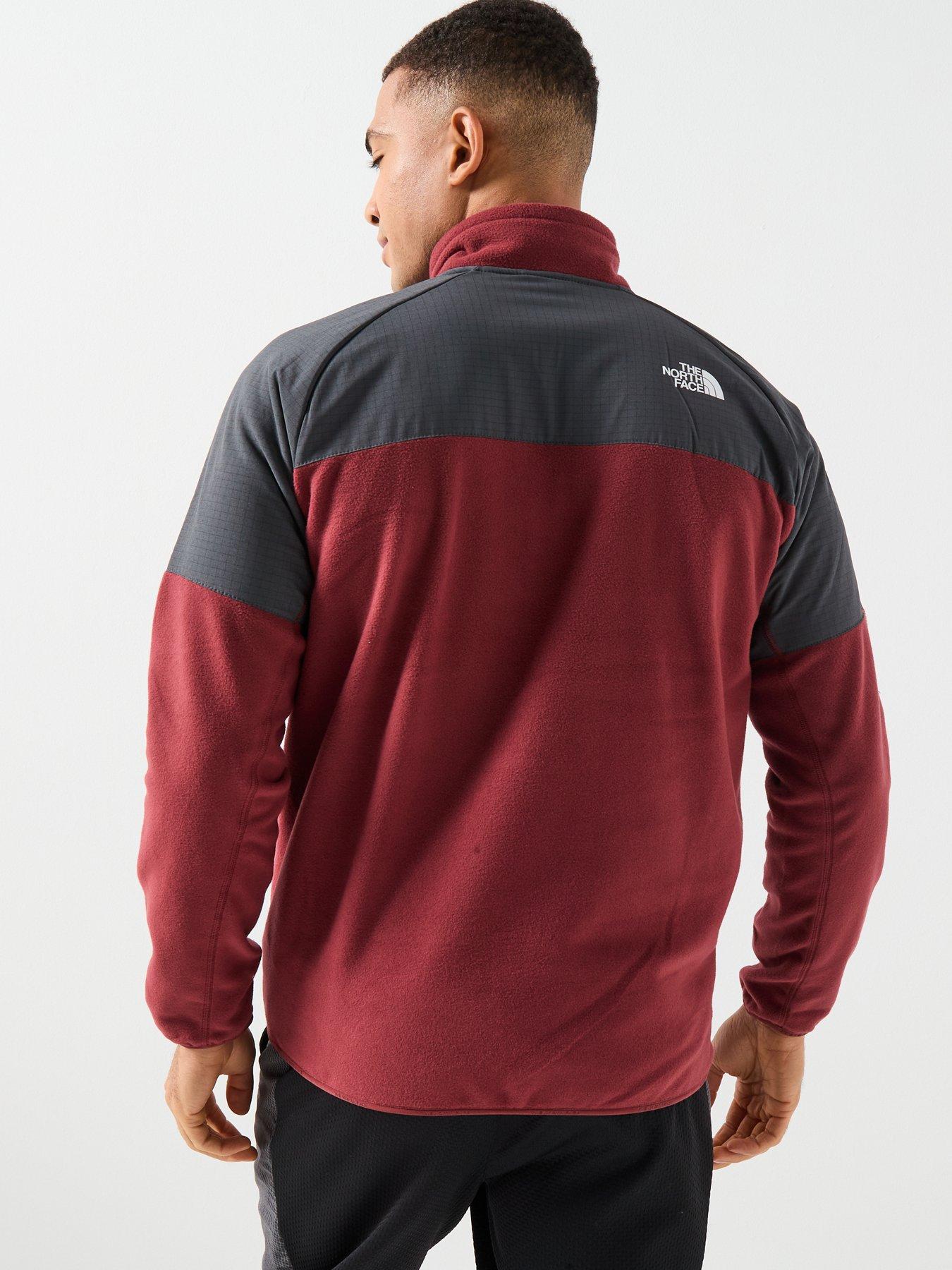 Image 2 of 6 of The North Face Mens Glacier Heavyweight 1/2 Zip - Brown