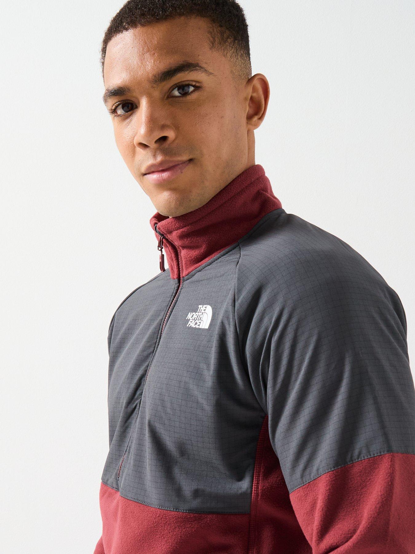 Image 4 of 6 of The North Face Mens Glacier Heavyweight 1/2 Zip - Brown