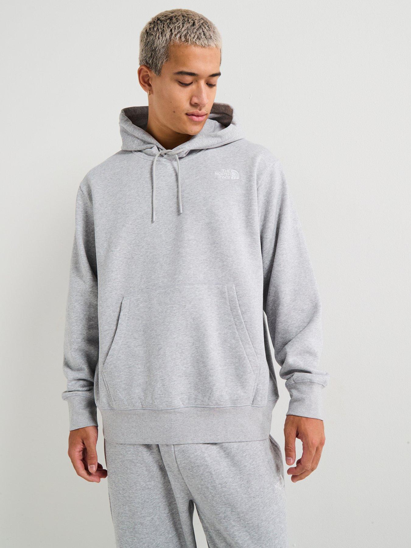 undefined Men's Essential Relaxed Hoodie - Light Grey