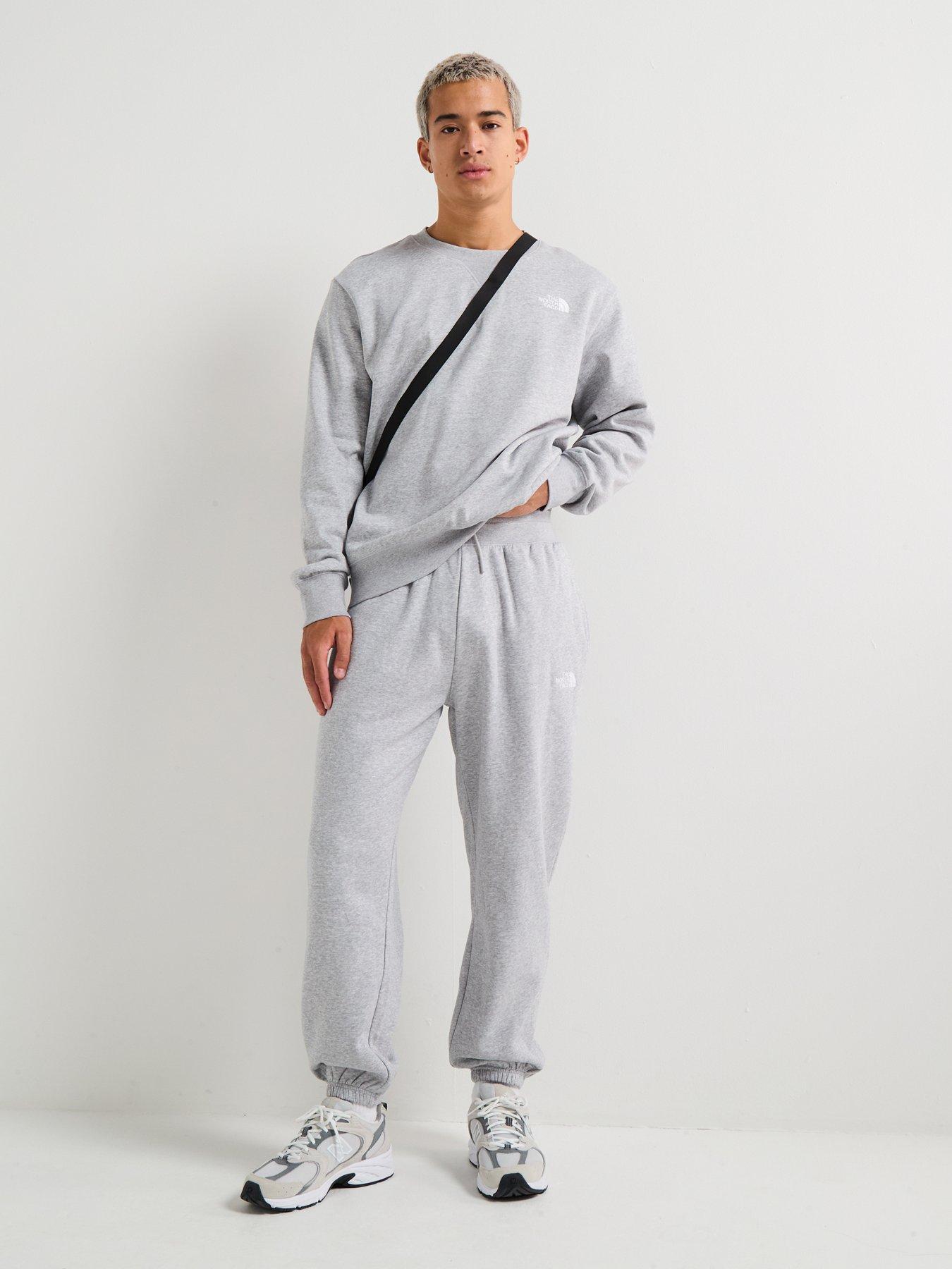 Image 3 of 6 of The North Face Men's Essential Relaxed Crew - Light Grey