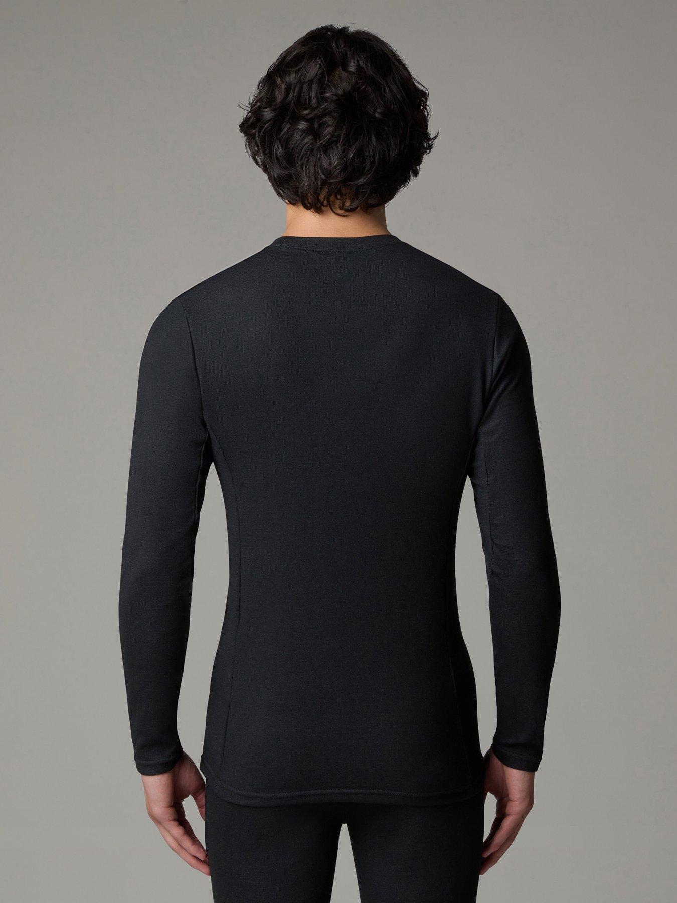 Image 2 of 3 of The North Face Men's Easy Long Sleeve Crew Neck Top - Black