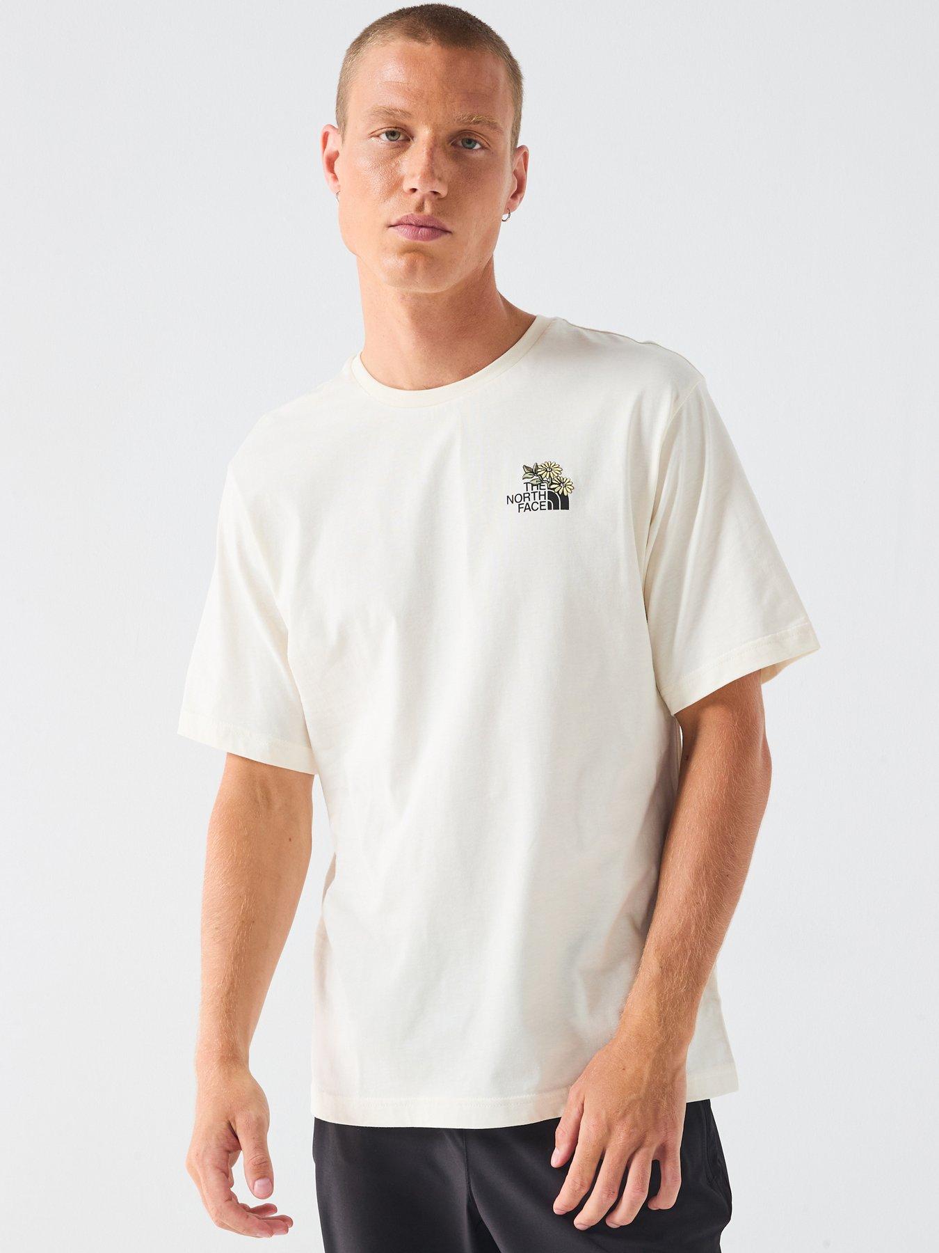 Image 1 of 6 of The North Face Unisex Flower Dome Relaxed Short Sleeve T-Shirt - White