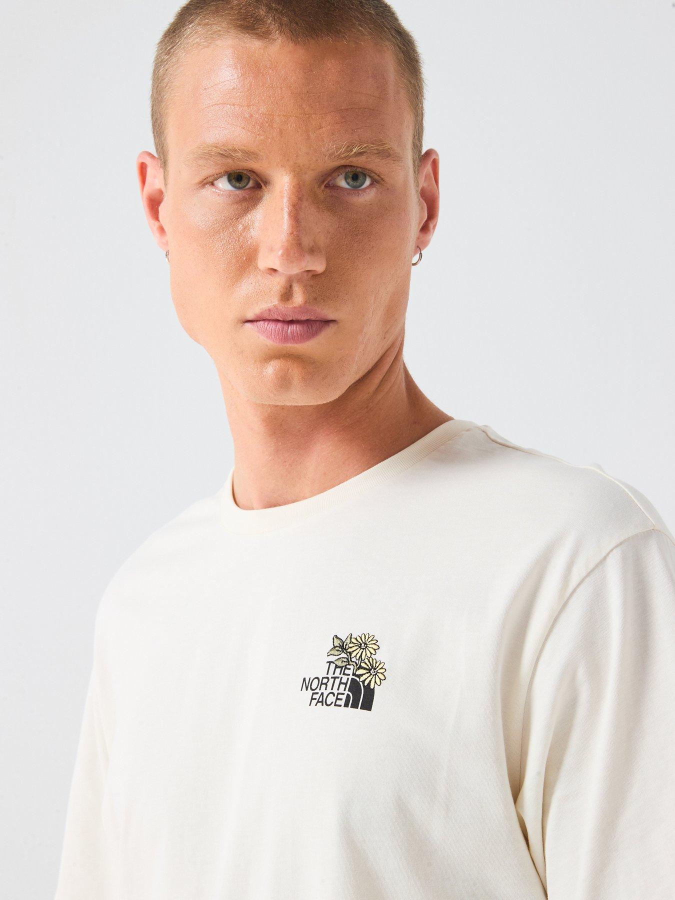Image 6 of 6 of The North Face Unisex Flower Dome Relaxed Short Sleeve T-Shirt - White