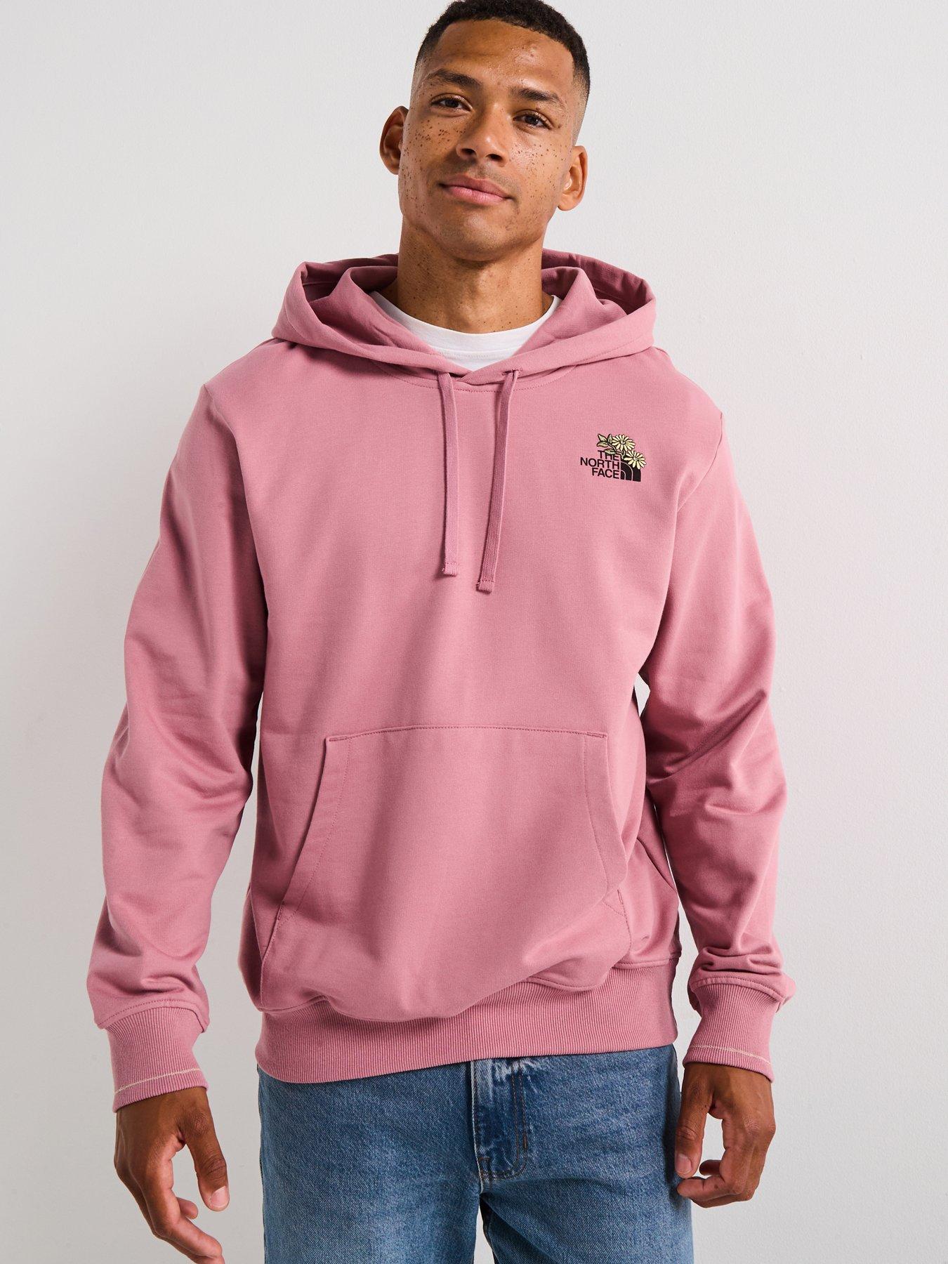 undefined Unisex Flower Dome Relaxed Hoodie - Pink