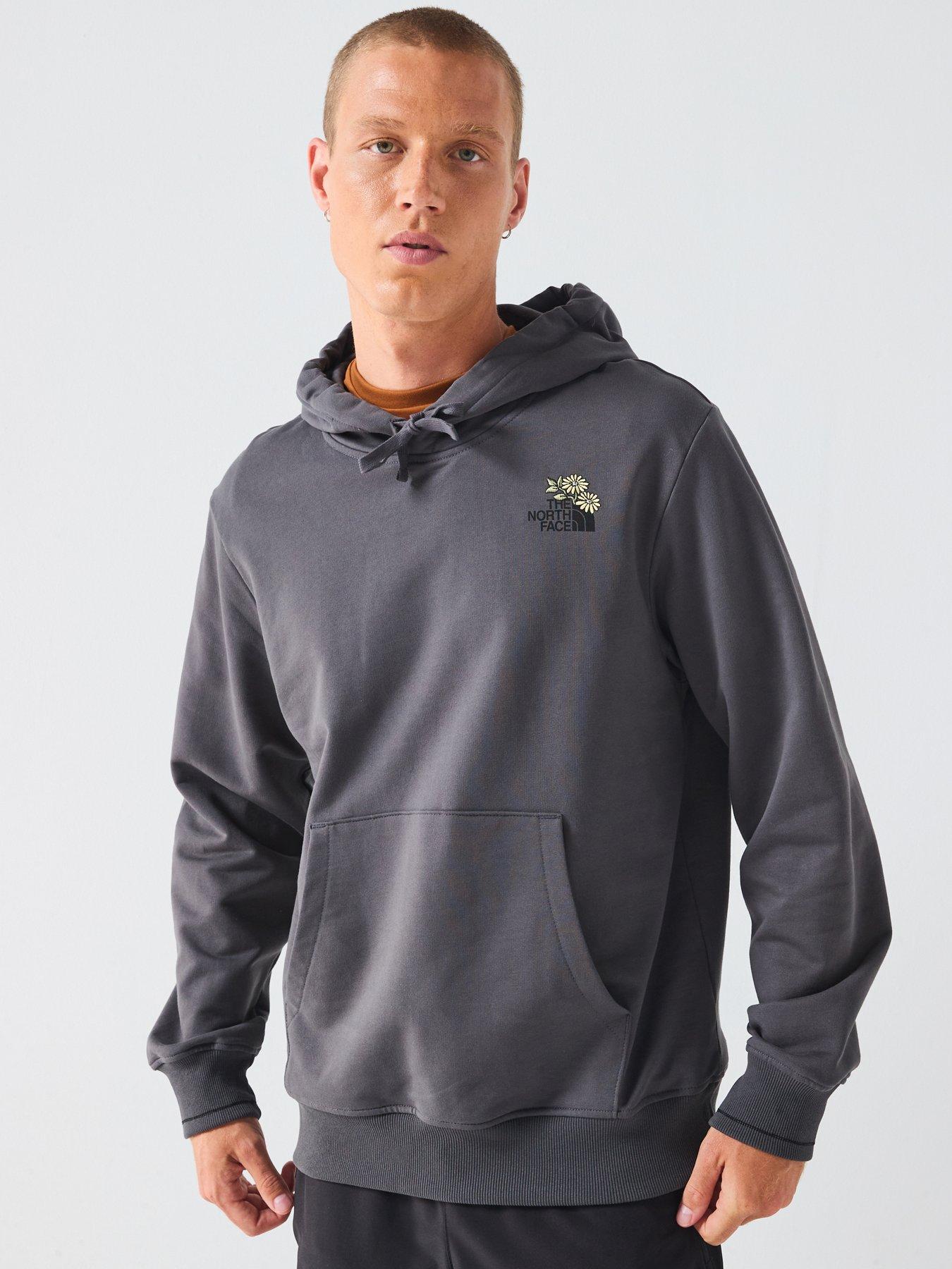 undefined Unisex Flower Dome Relaxed Hoodie - Grey