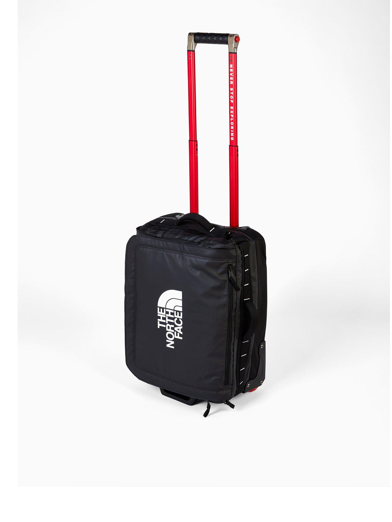 Image 1 of 4 of The North Face Base Camp Voyager Roller 21 Wheeled Duffle Bag - Black