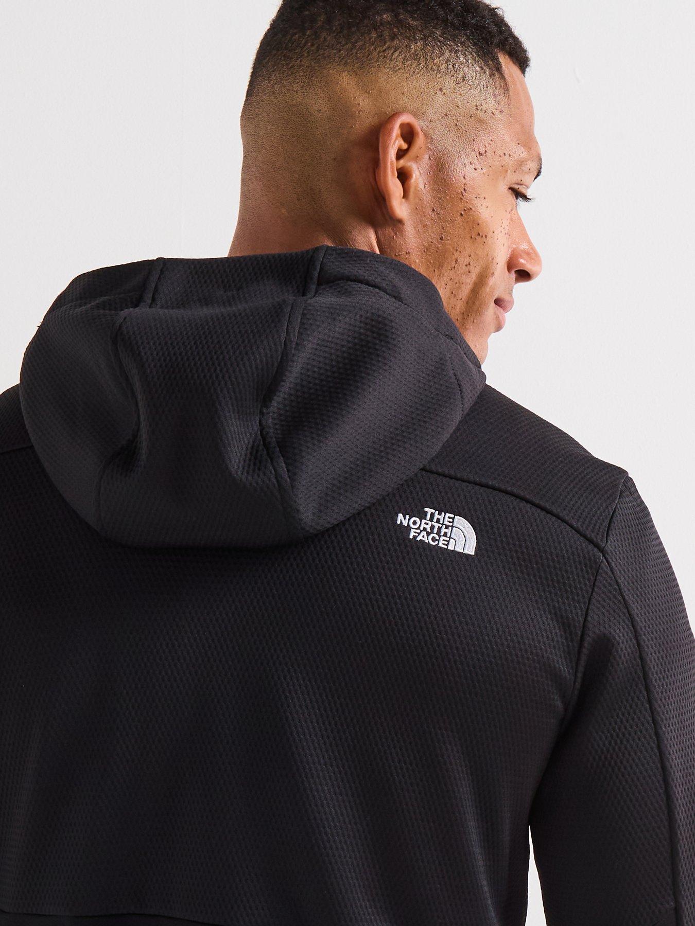 Image 4 of 6 of The North Face Men's Merak Full Zip Hoodie - Black/White
