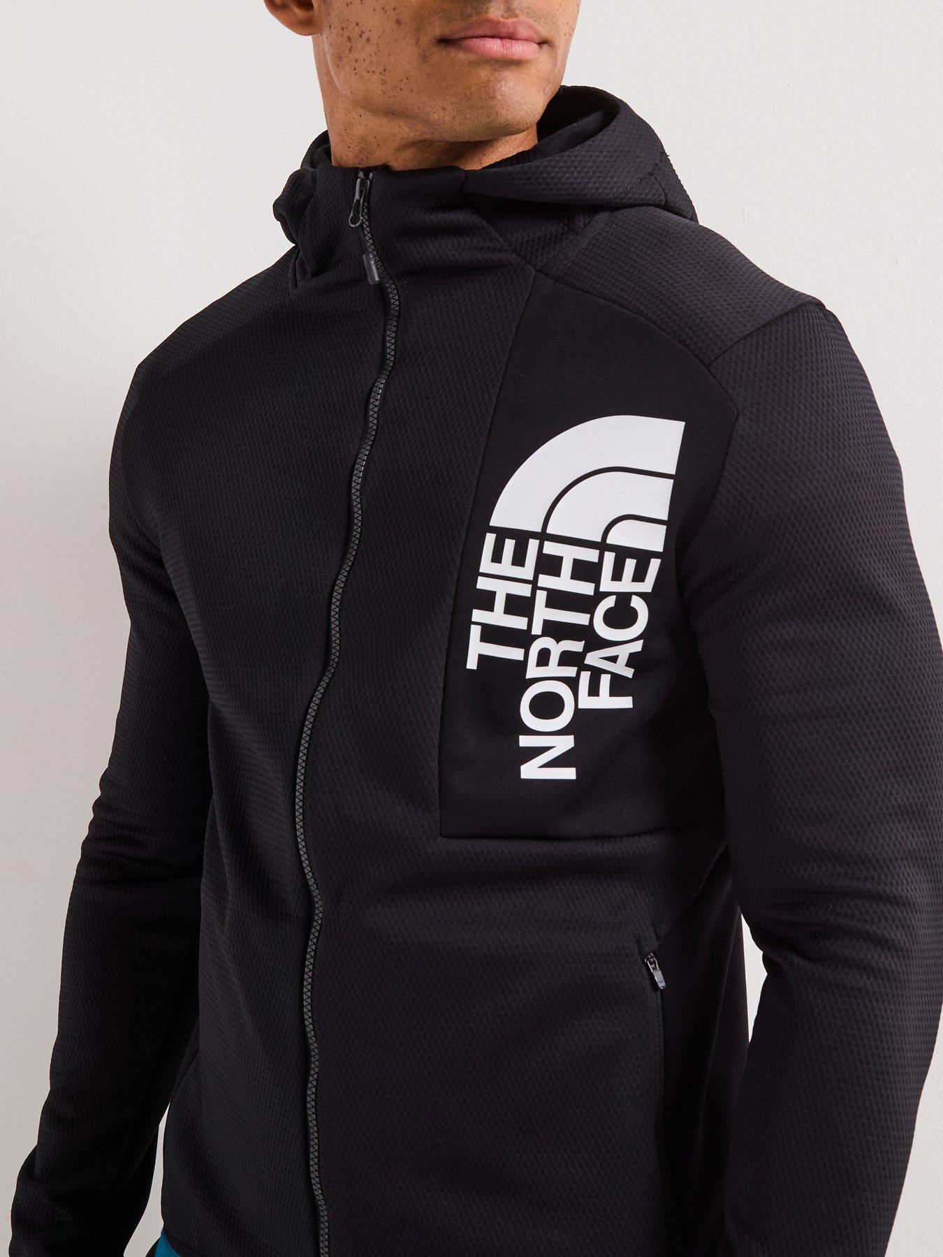 Image 6 of 6 of The North Face Men's Merak Full Zip Hoodie - Black/White