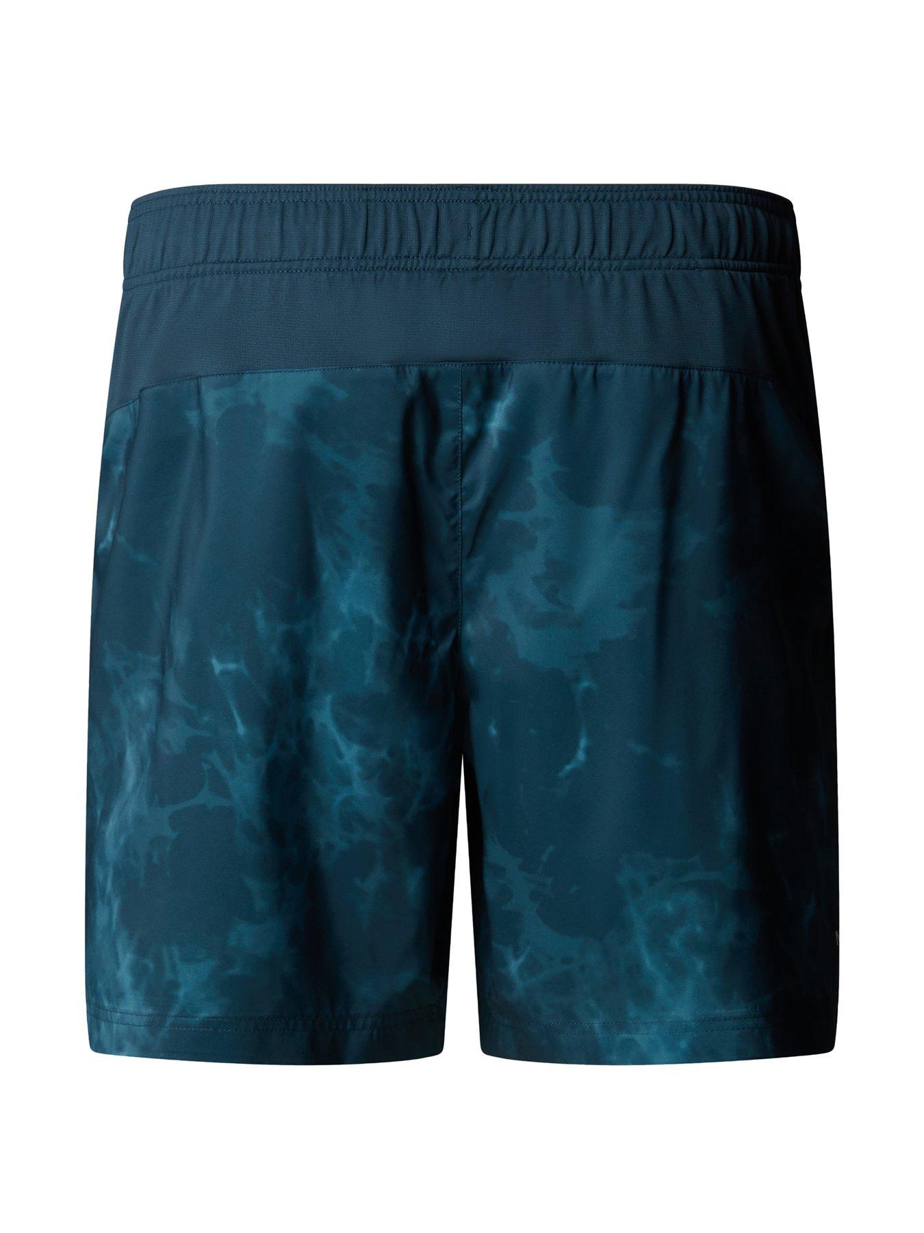 Image 5 of 5 of The North Face Men's 24/7 7In Shorts - Print - Blue