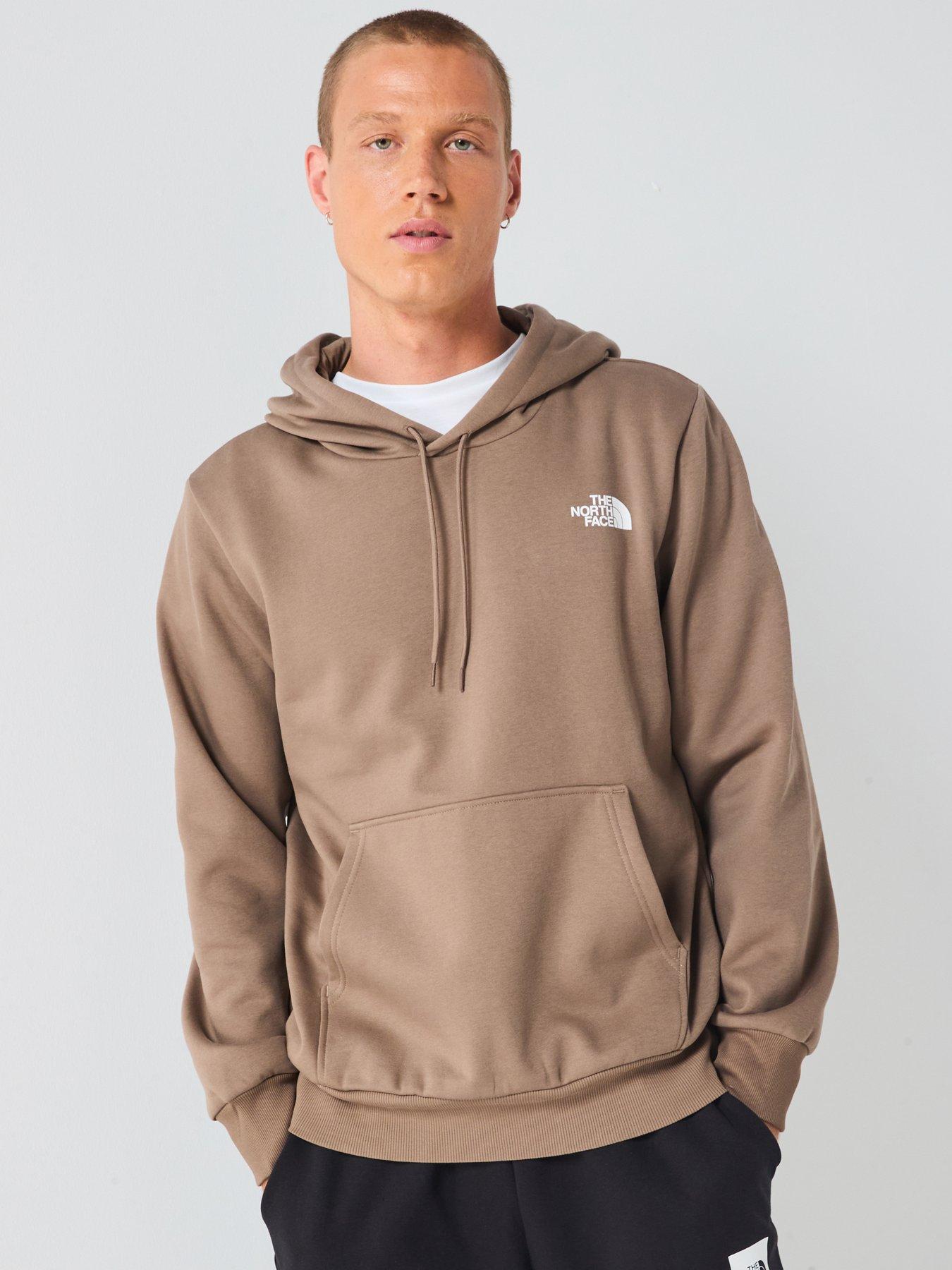 undefined Men's Simple Dome Hoodie - Brown