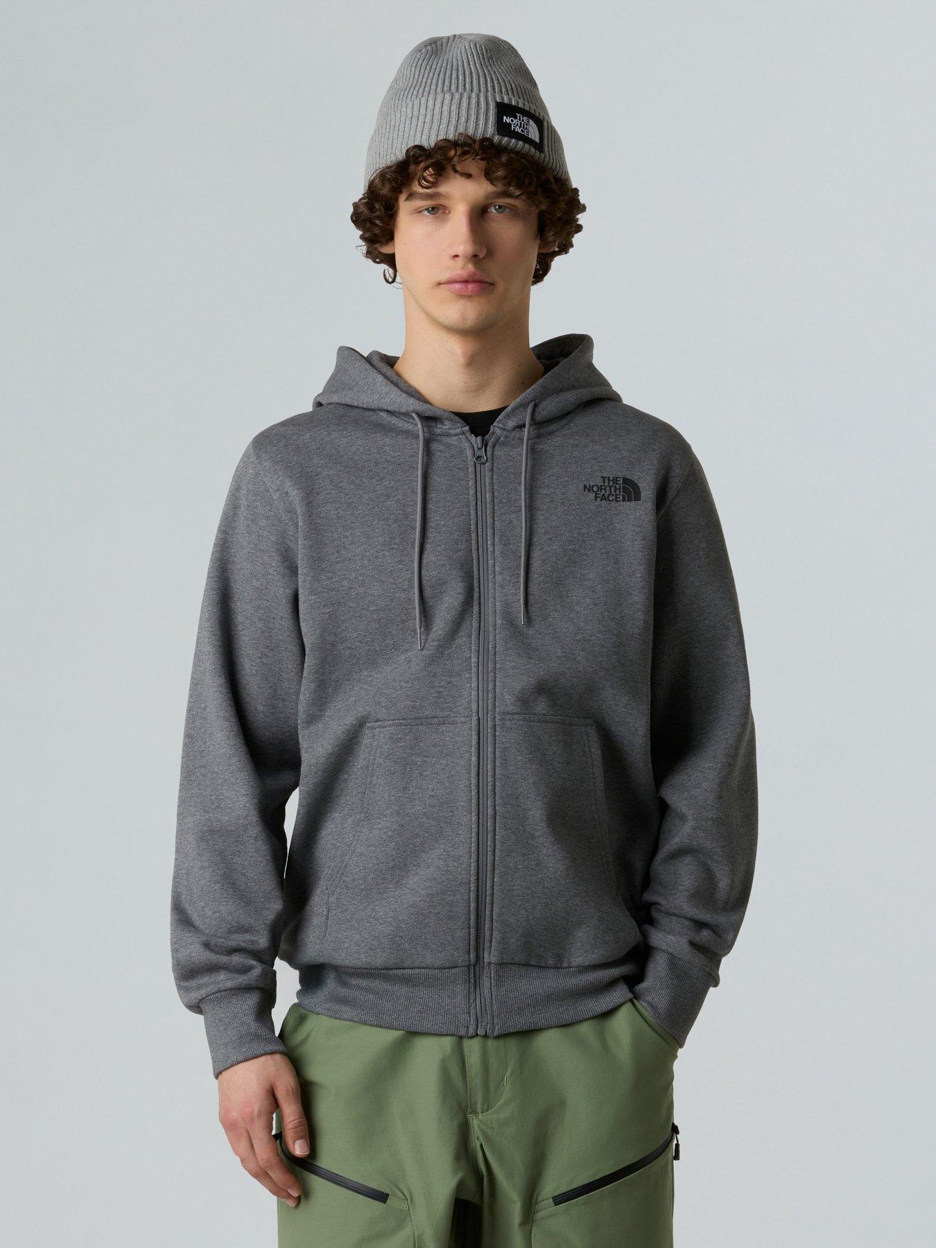 Image 1 of 4 of The North Face Men's Simple Dome Full Zip Hoodie - Grey