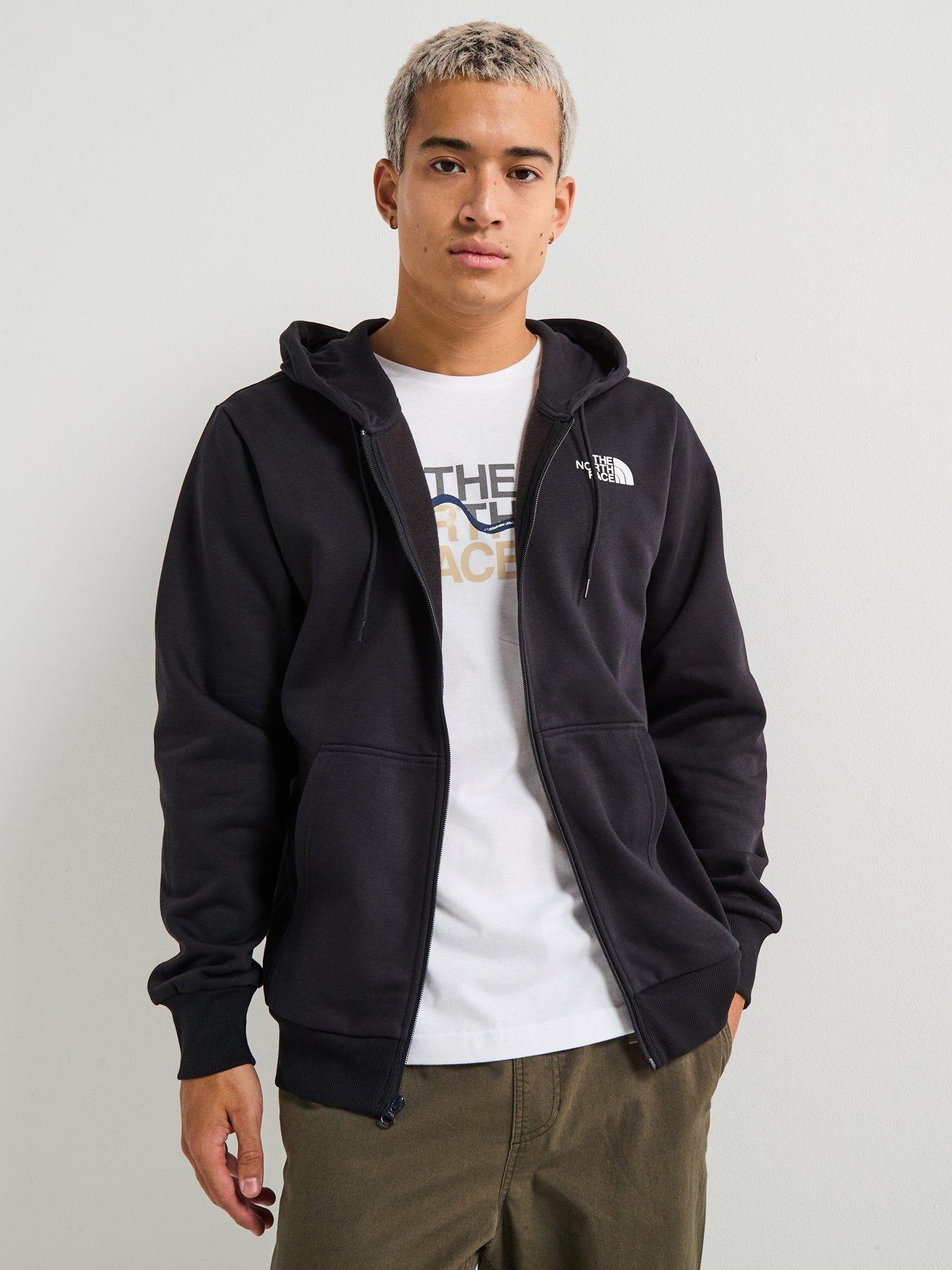 Image 1 of 6 of The North Face Men's Simple Dome Full Zip Hoodie - Black
