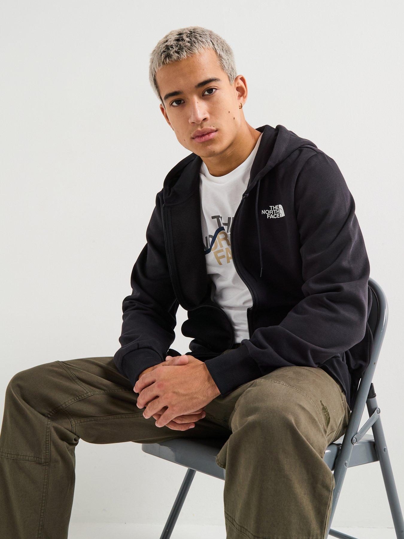 Image 6 of 6 of The North Face Men's Simple Dome Full Zip Hoodie - Black