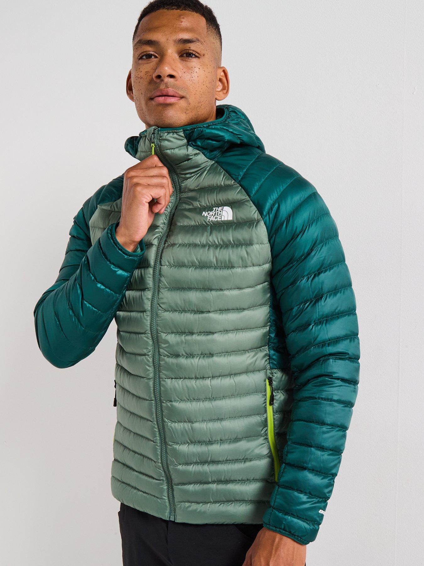 Image 5 of 6 of The North Face Mens Bettaforca Down Hooded Jacket - Green