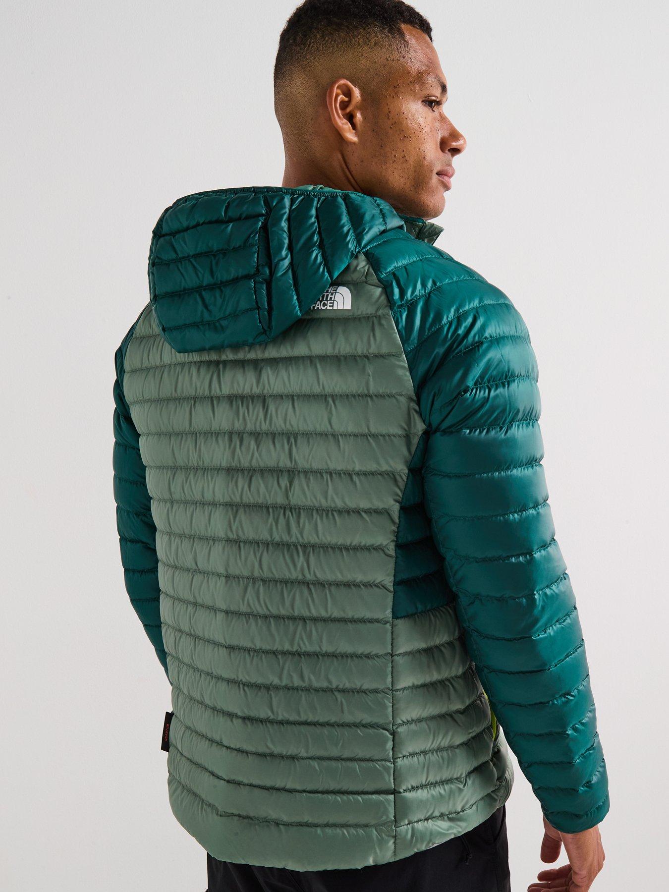 Image 6 of 6 of The North Face Mens Bettaforca Down Hooded Jacket - Green