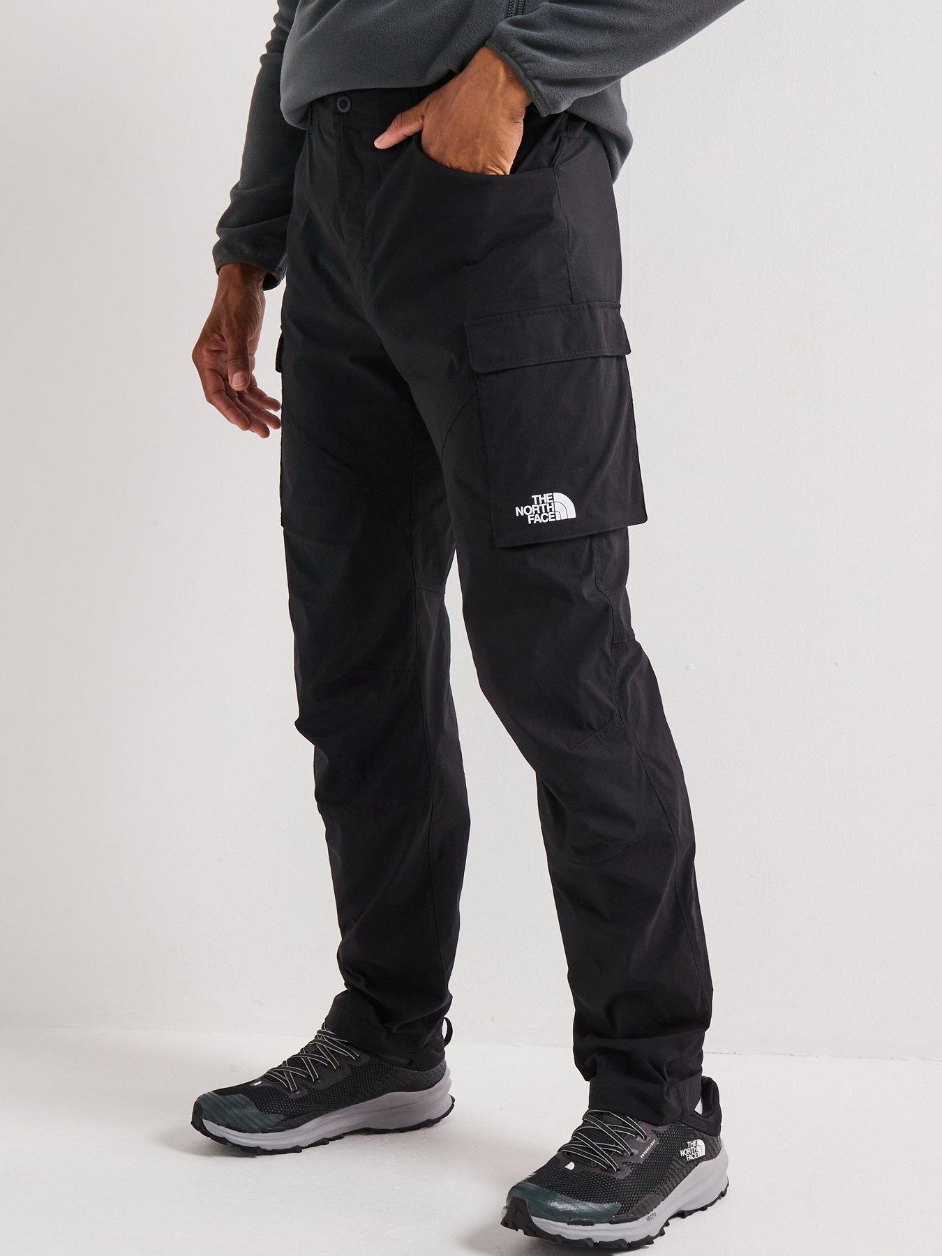 undefined Mens Exploration Cargo Regular Leg Trousers - Black
