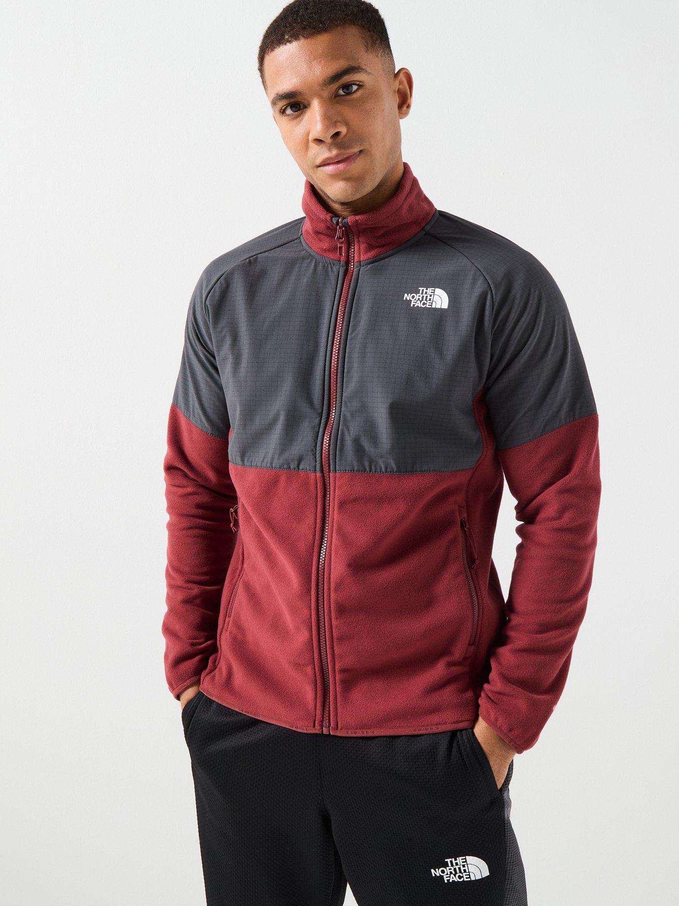 the-north-face-mens-glacier-heavyweight-full-zip-jacket-red