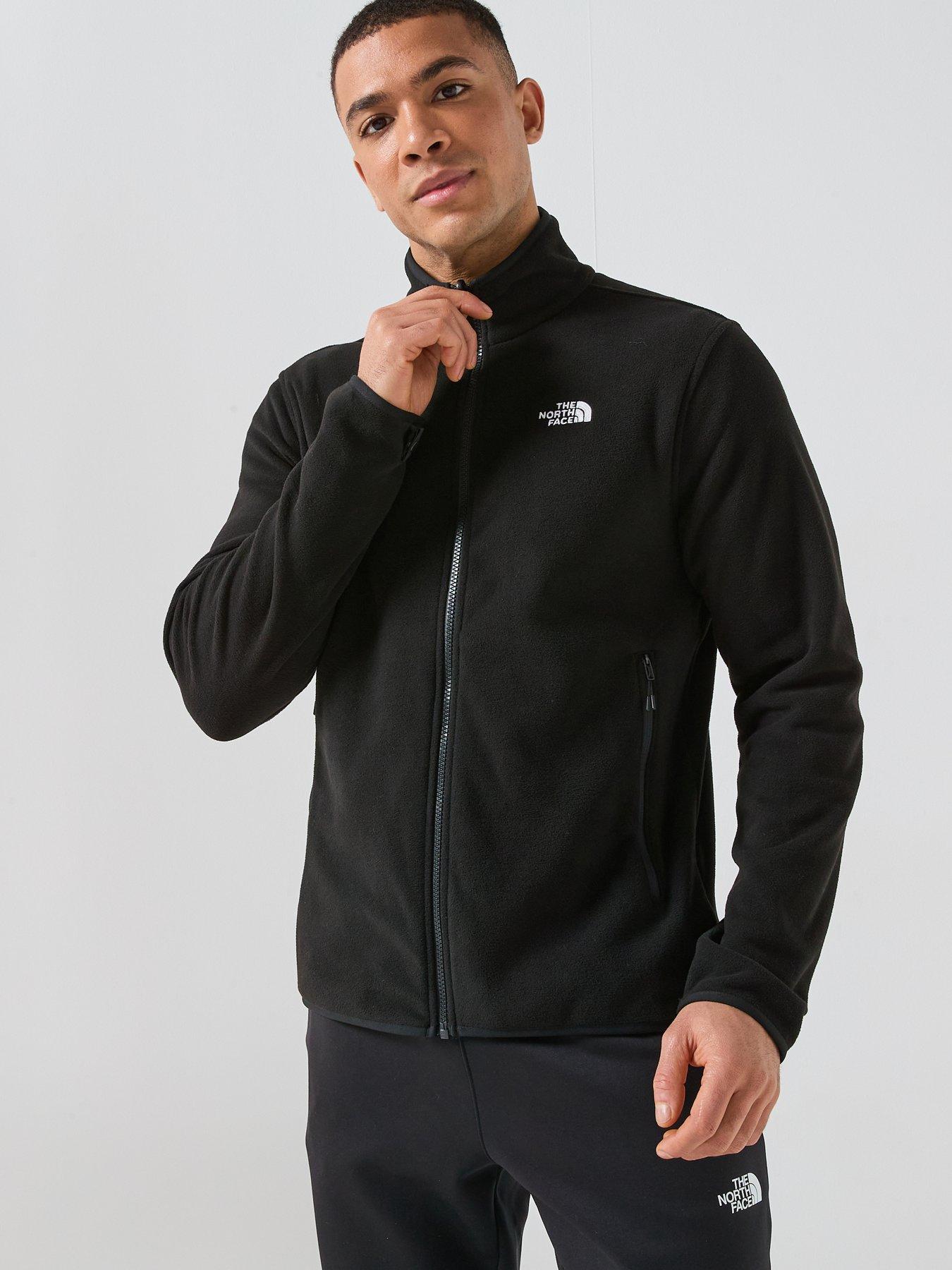 Image 5 of 6 of The North Face Men's Glacier Fleece Jacket - Black