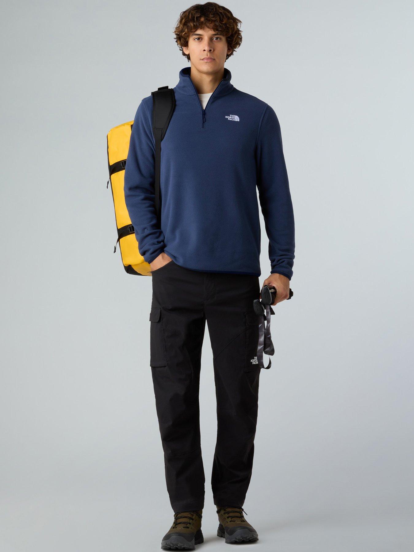 Image 3 of 3 of The North Face Men's Glacier Fleece 1/4 Zip Jacket - Navy