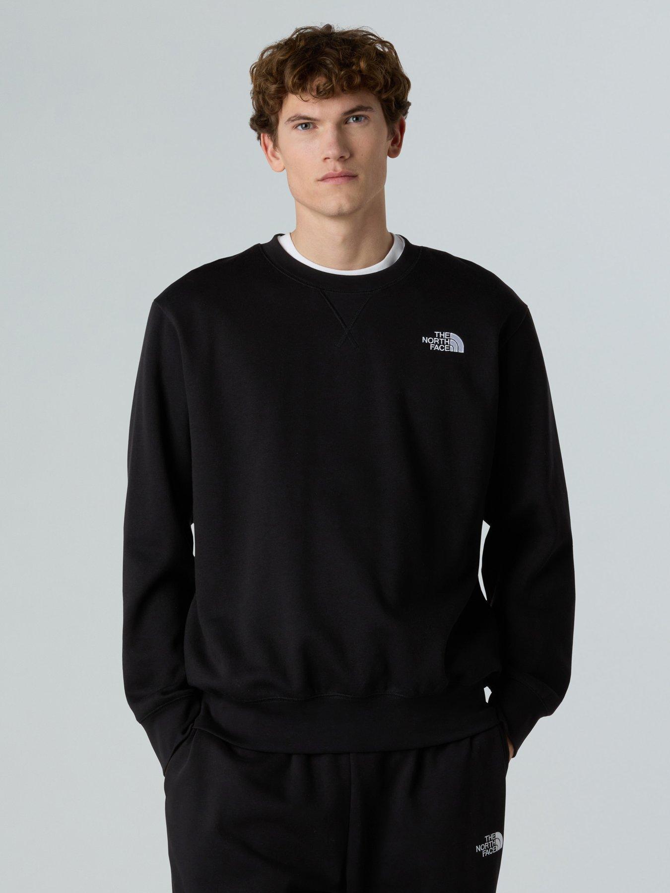  image of the-north-face-mens-essential-relaxed-sweatshirt-black