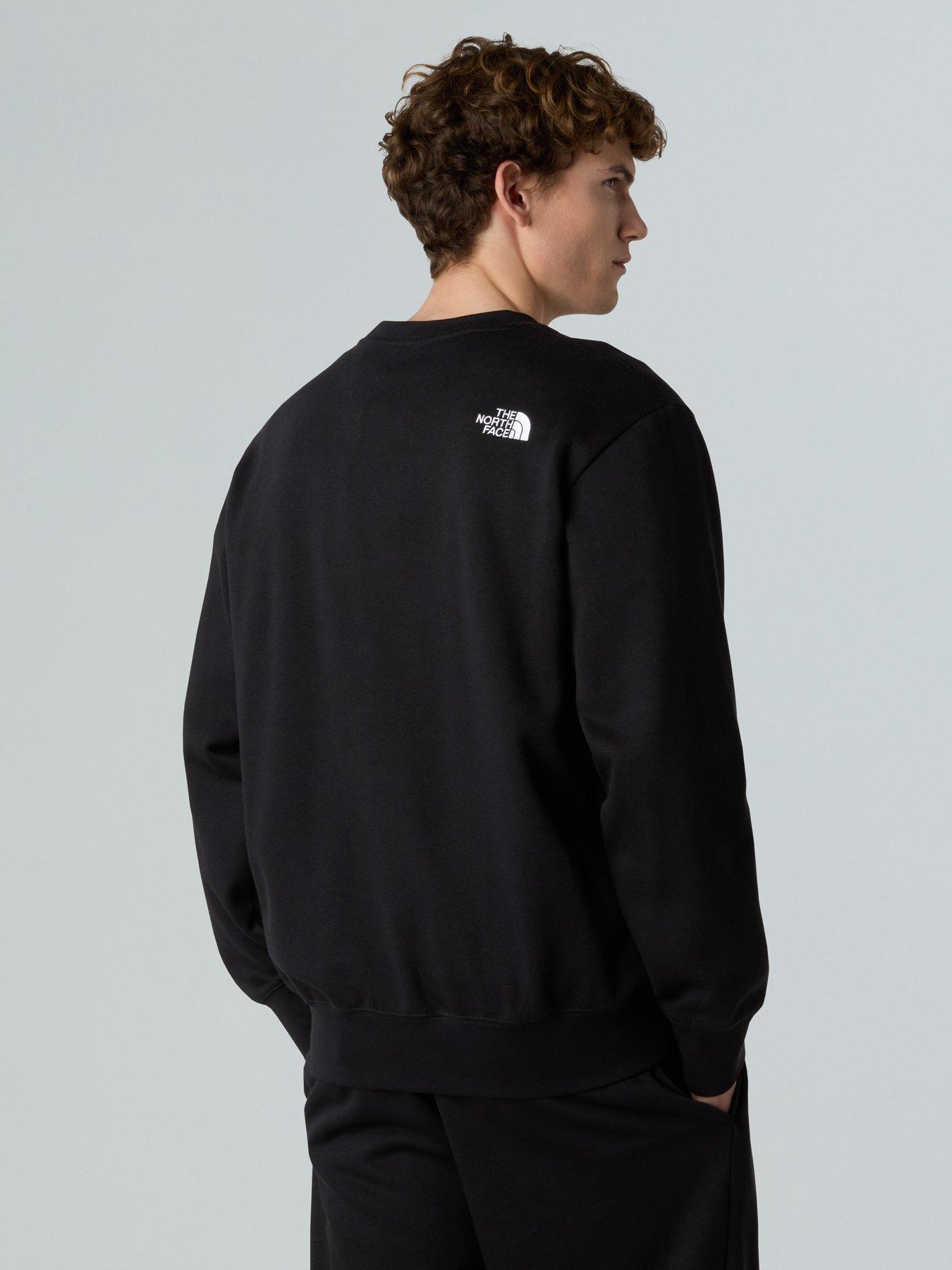  image of the-north-face-mens-essential-relaxed-sweatshirt-black