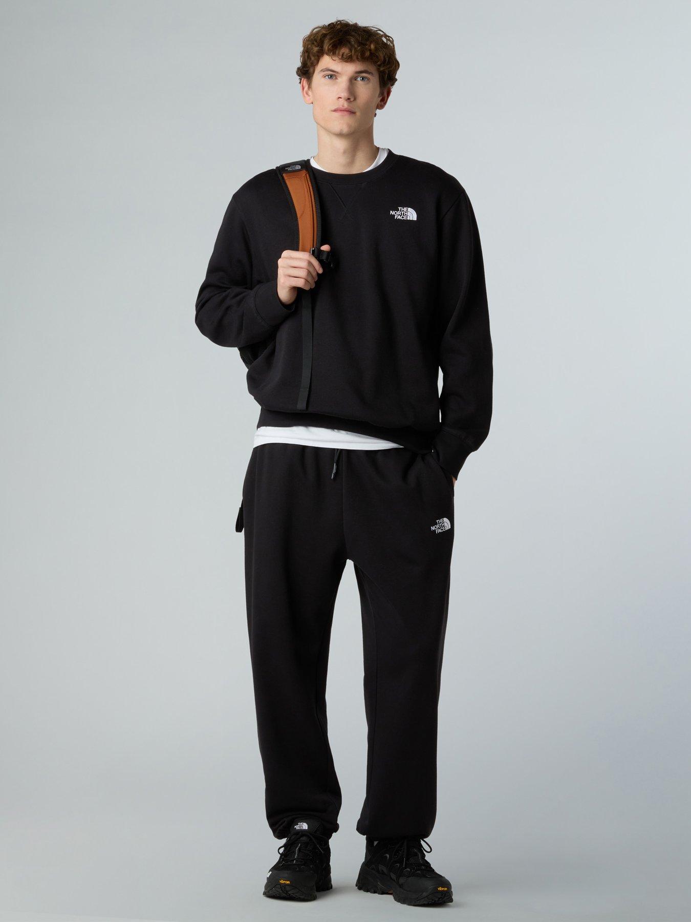  image of the-north-face-mens-essential-relaxed-sweatshirt-black