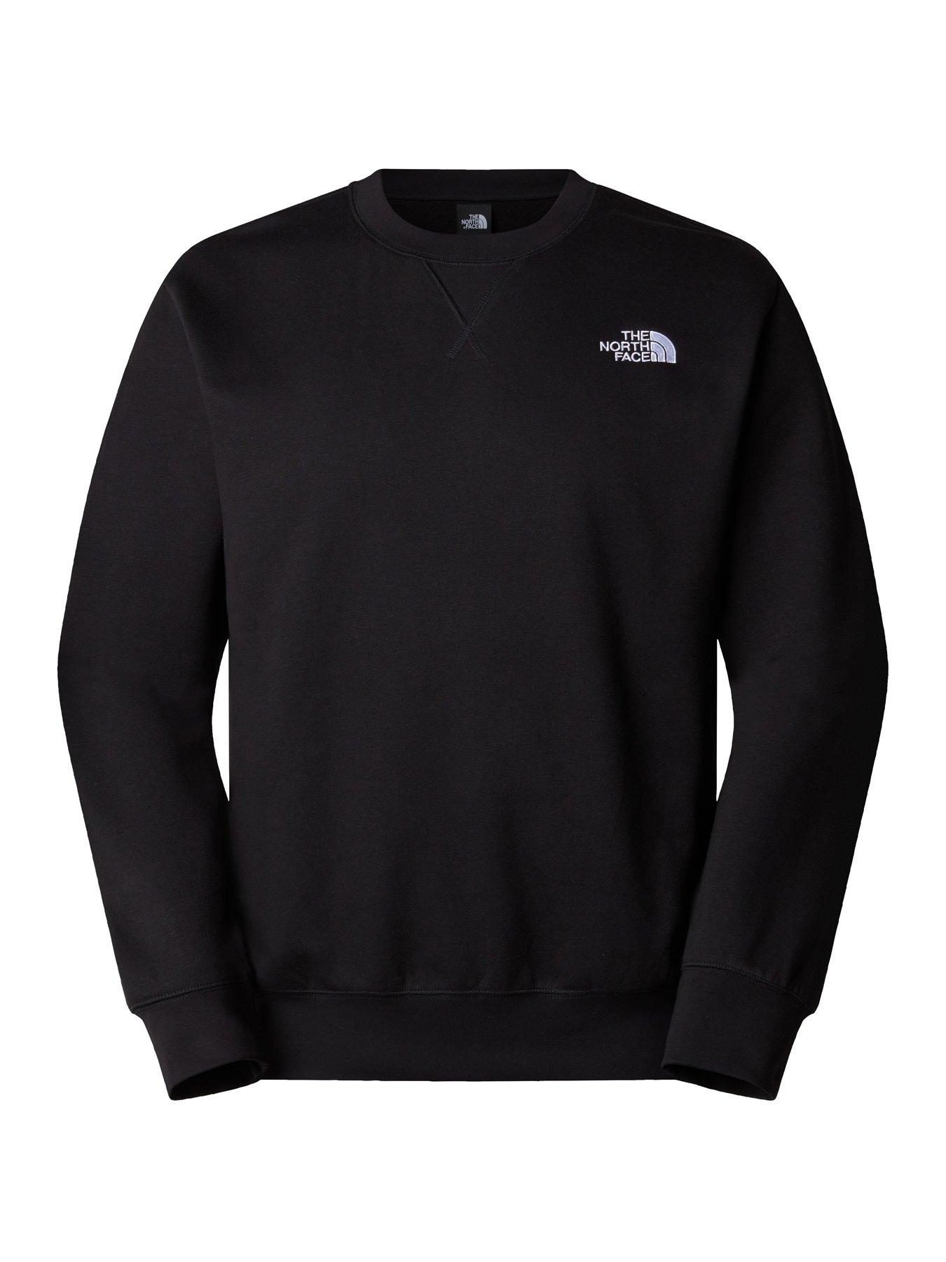  image of the-north-face-mens-essential-relaxed-sweatshirt-black
