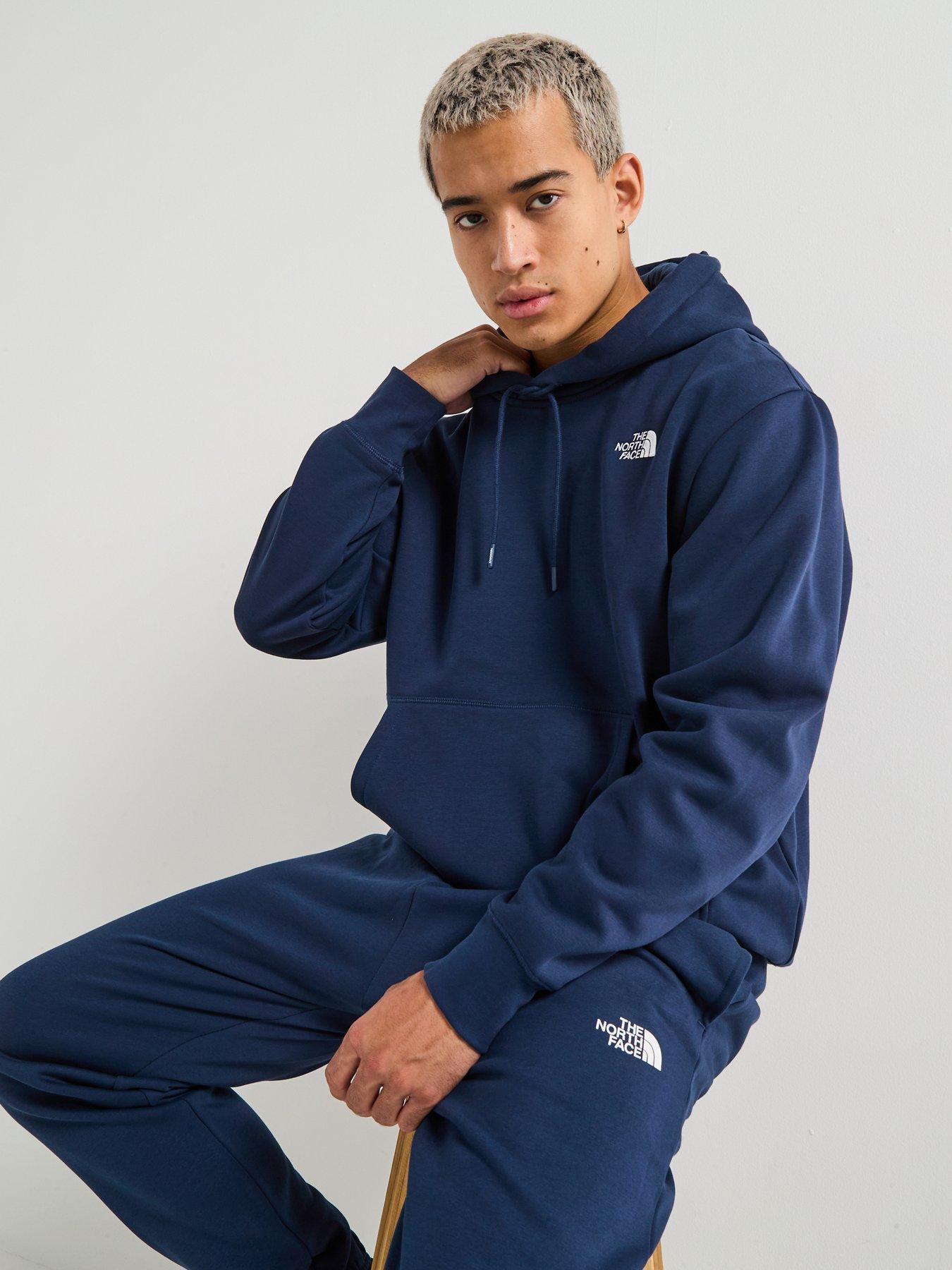 undefined Mens Essential Relaxed Hoodie - Navy