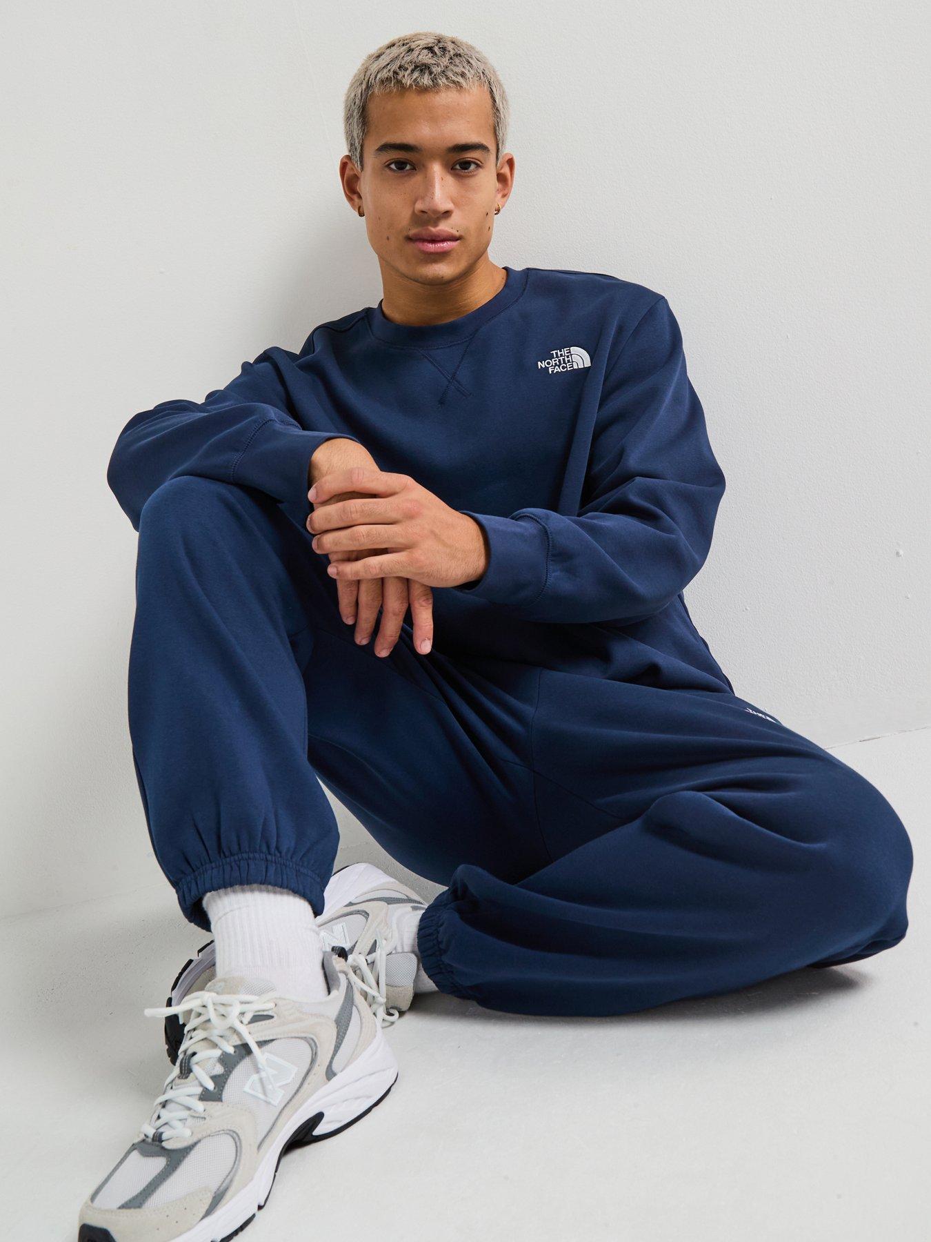 Image 1 of 6 of The North Face Mens Essential Relaxed Crew - Navy