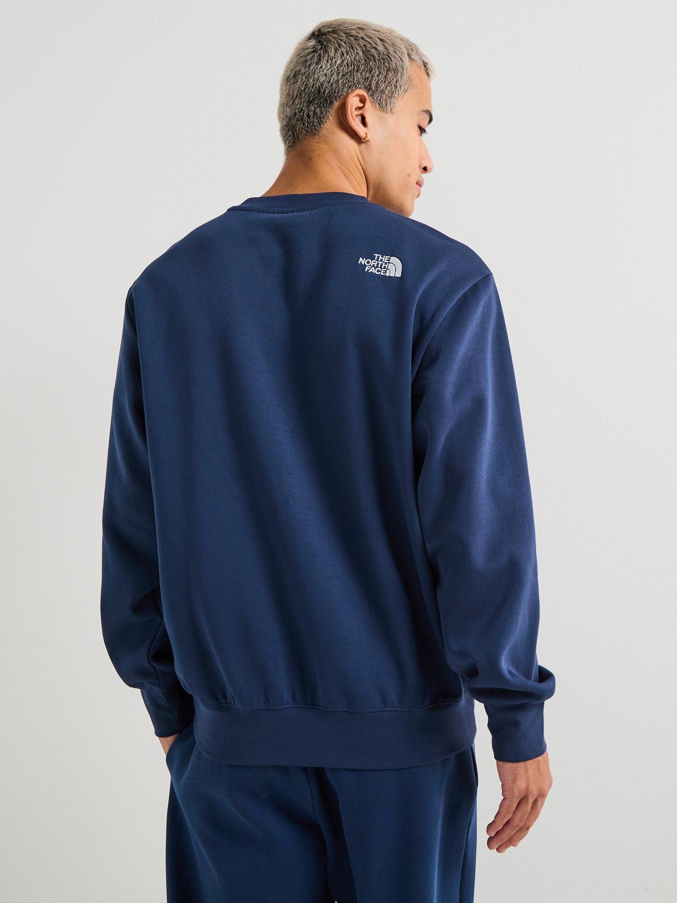 Image 2 of 6 of The North Face Mens Essential Relaxed Crew - Navy