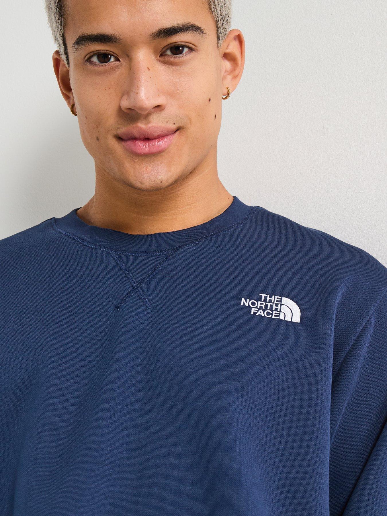 Image 4 of 6 of The North Face Mens Essential Relaxed Crew - Navy