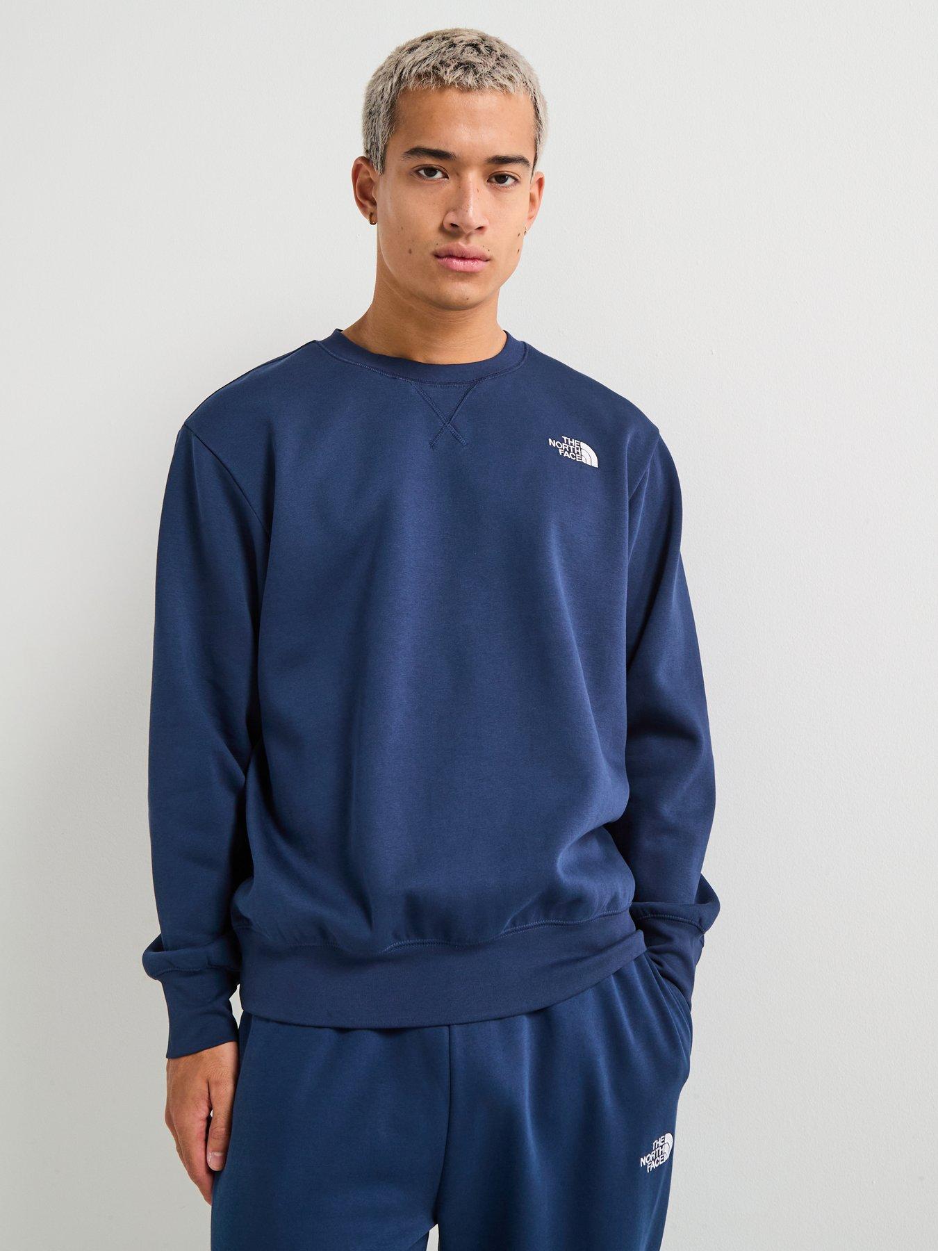 Image 5 of 6 of The North Face Mens Essential Relaxed Crew - Navy