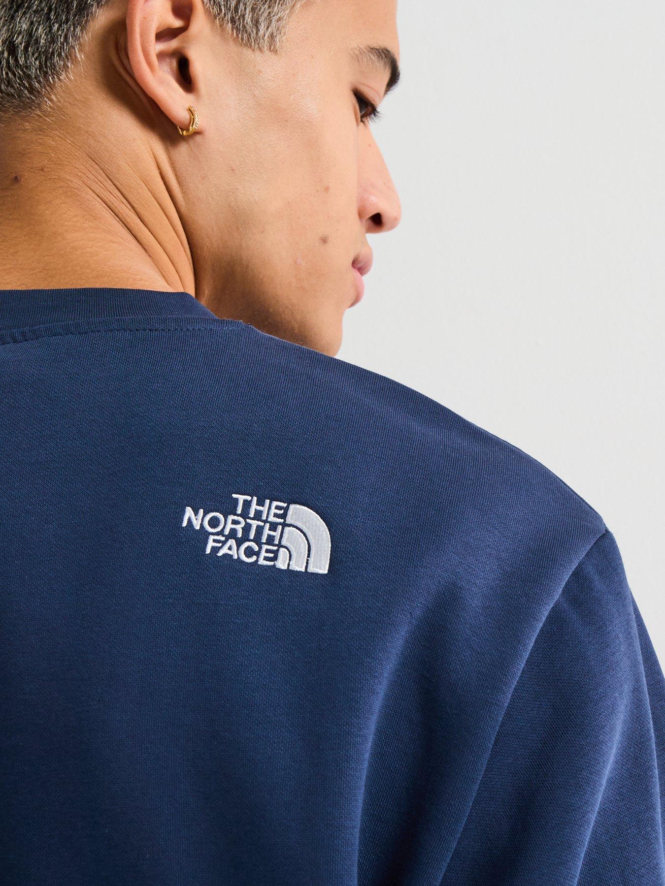 Image 6 of 6 of The North Face Mens Essential Relaxed Crew - Navy