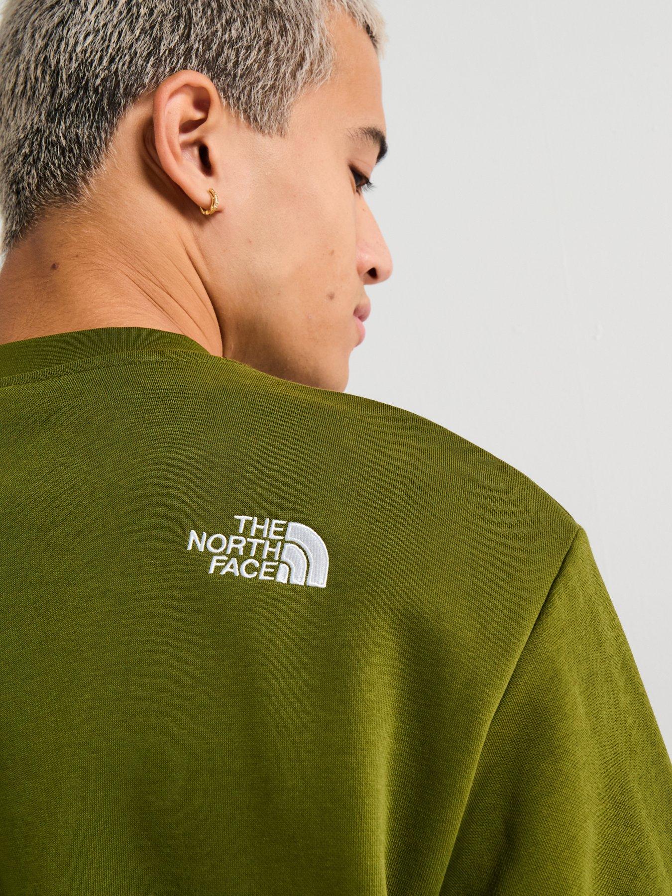 Image 6 of 6 of The North Face Mens Essential Relaxed Crew - Khaki