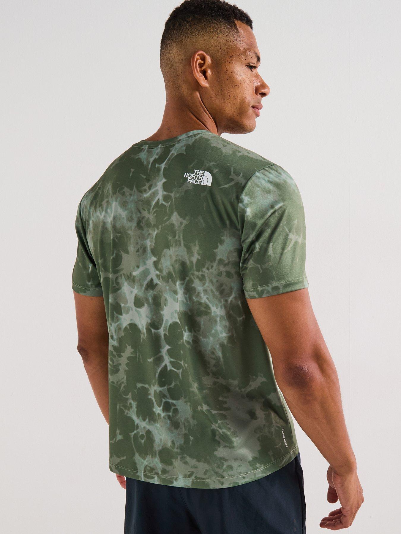 Image 2 of 6 of The North Face Men's 24/7 S/S Tee Reg Print - Khaki