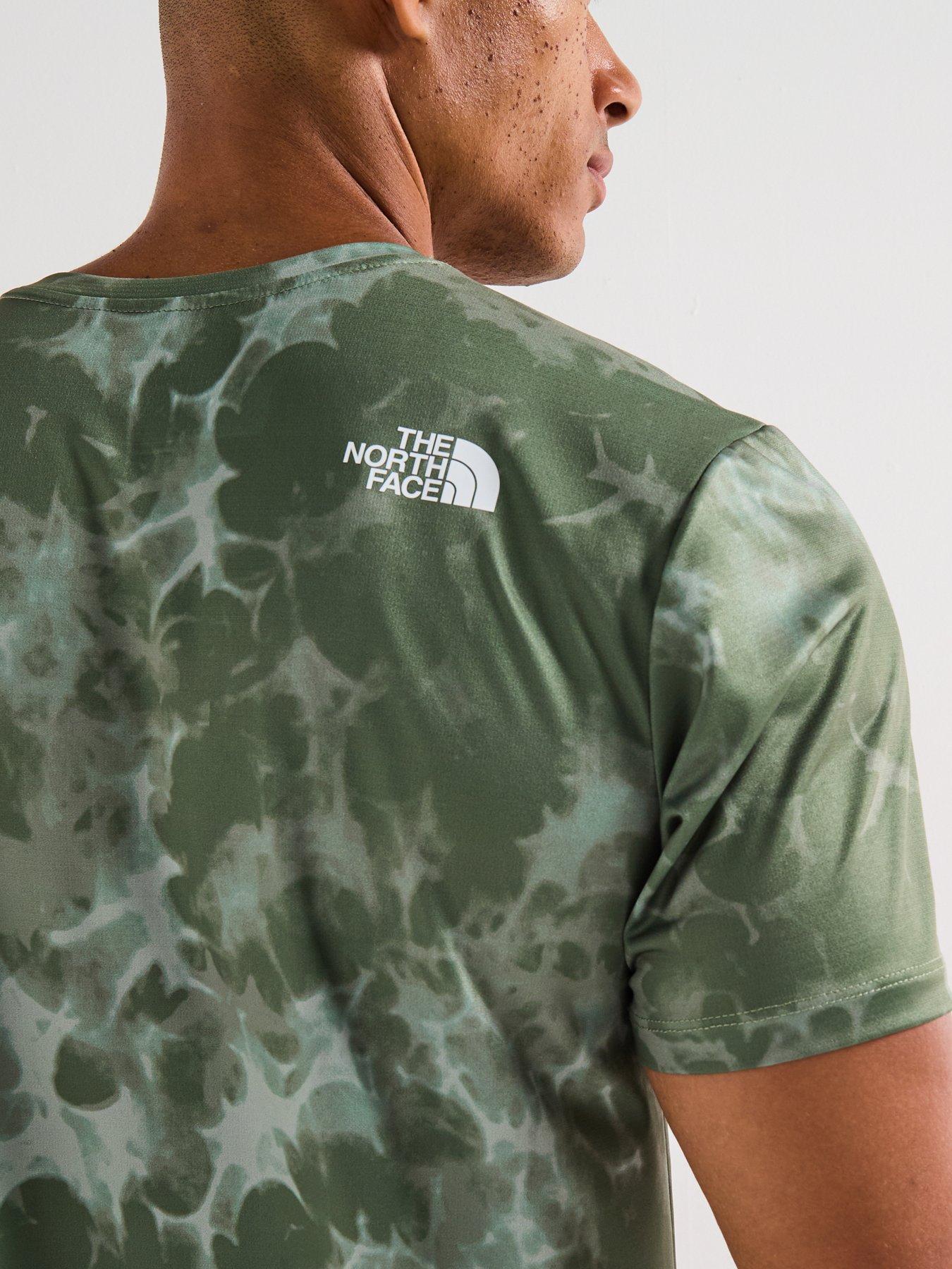 Image 4 of 6 of The North Face Men's 24/7 S/S Tee Reg Print - Khaki