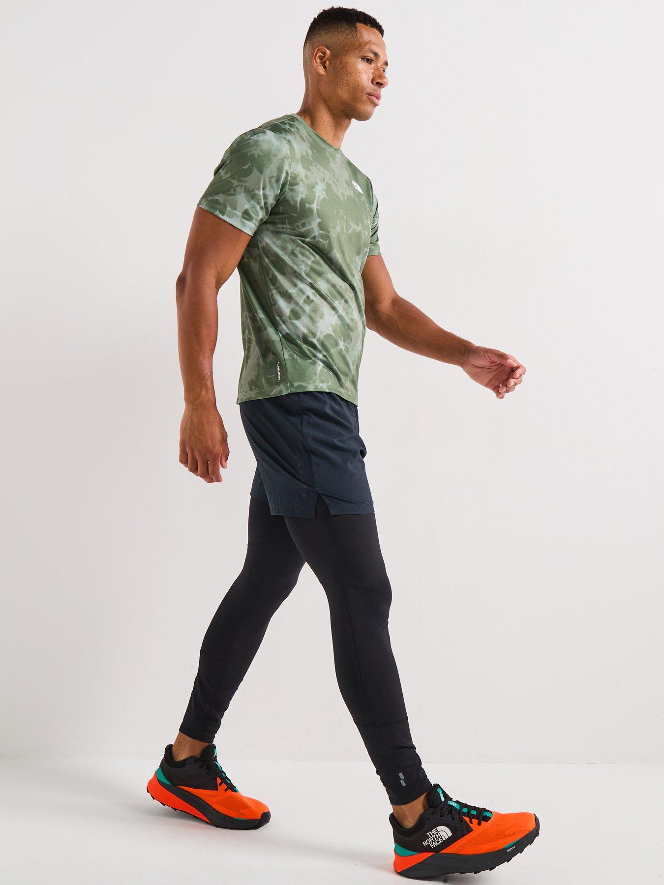 Image 6 of 6 of The North Face Men's 24/7 S/S Tee Reg Print - Khaki