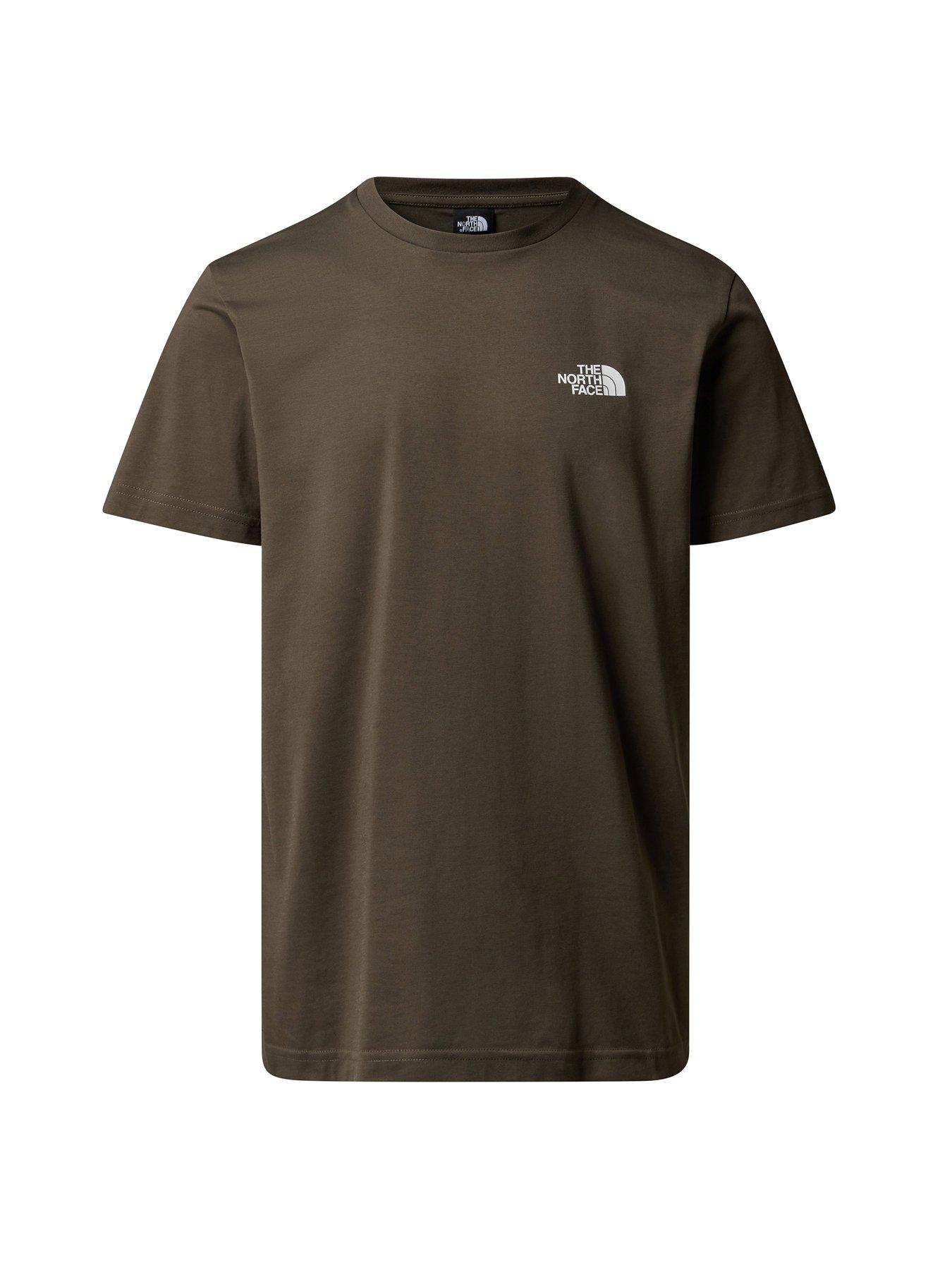 Image 1 of 2 of The North Face Mens S/s Simple Dome Tee - Dark Brown