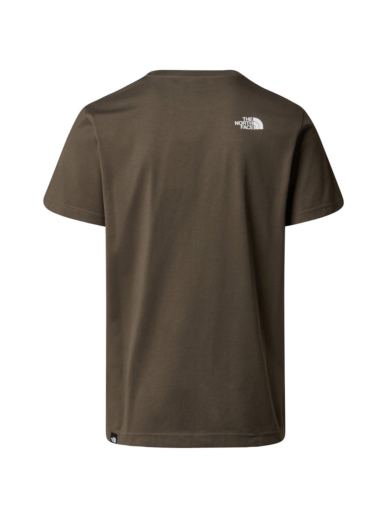Image 2 of 2 of The North Face Mens S/s Simple Dome Tee - Dark Brown