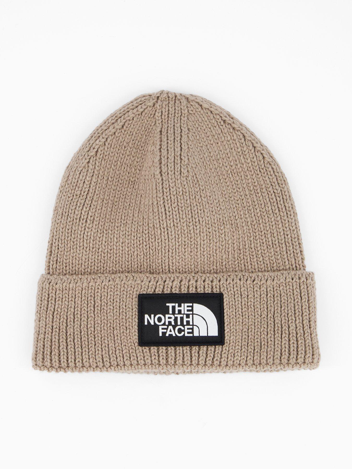 Image 1 of 4 of The North Face Unisex Tnf Logo Box Cuffed Beanie - Beige