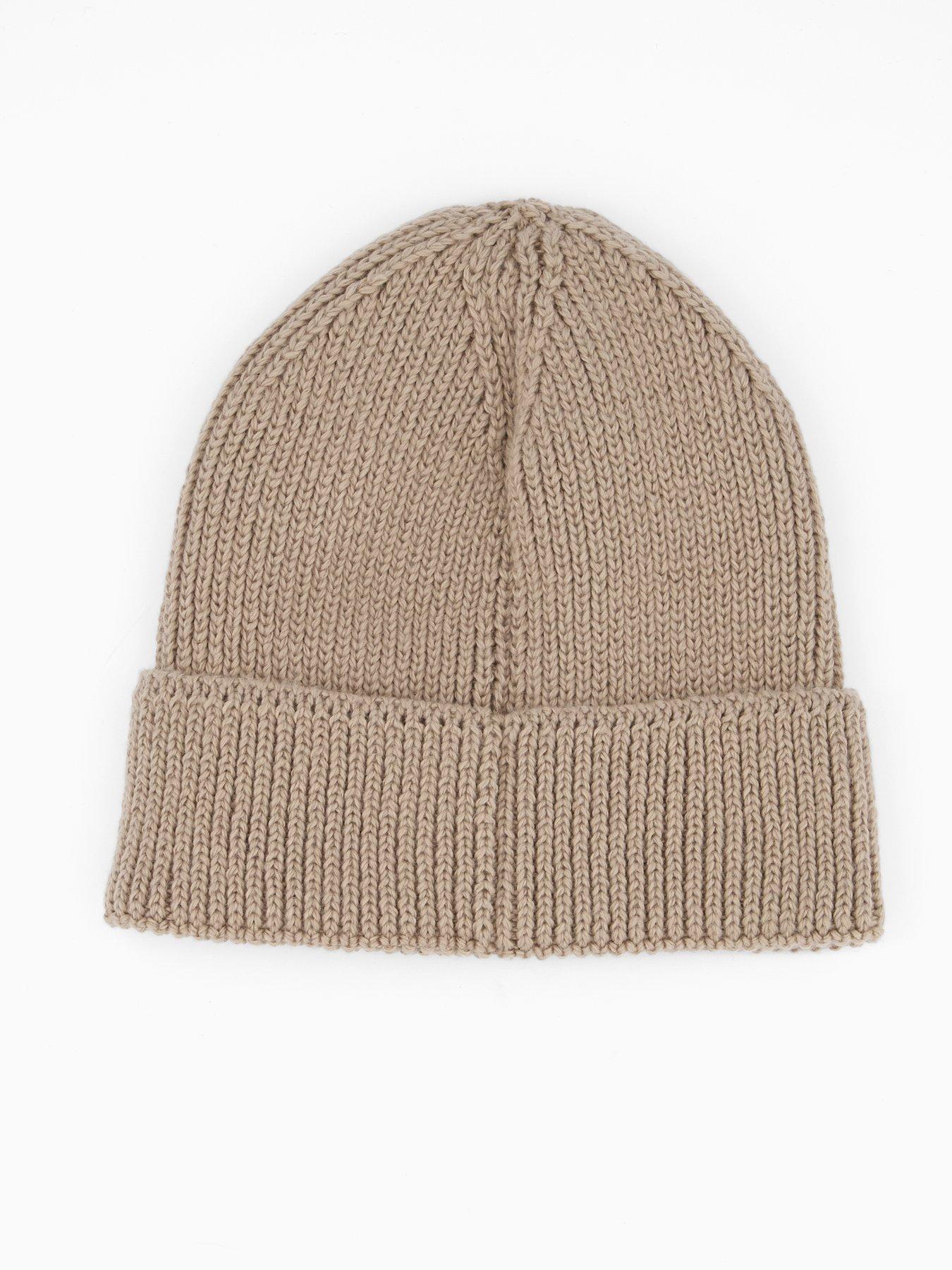 Image 2 of 4 of The North Face Unisex Tnf Logo Box Cuffed Beanie - Beige