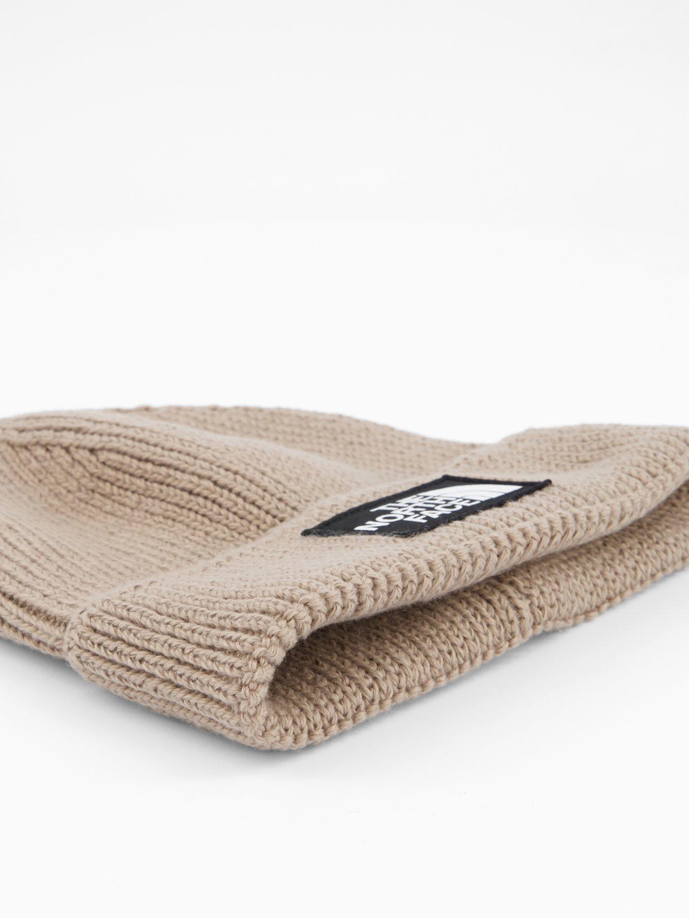 Image 4 of 4 of The North Face Unisex Tnf Logo Box Cuffed Beanie - Beige