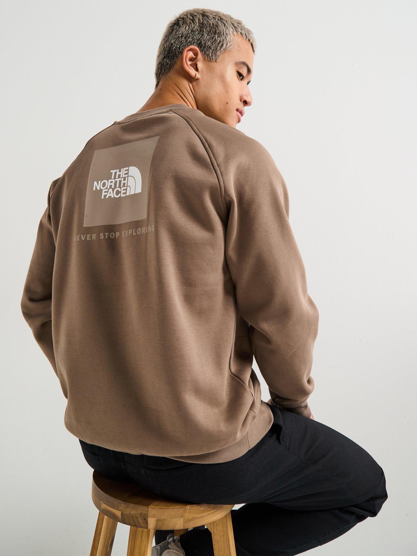 undefined Men's Raglan Box Nse Crew - Brown