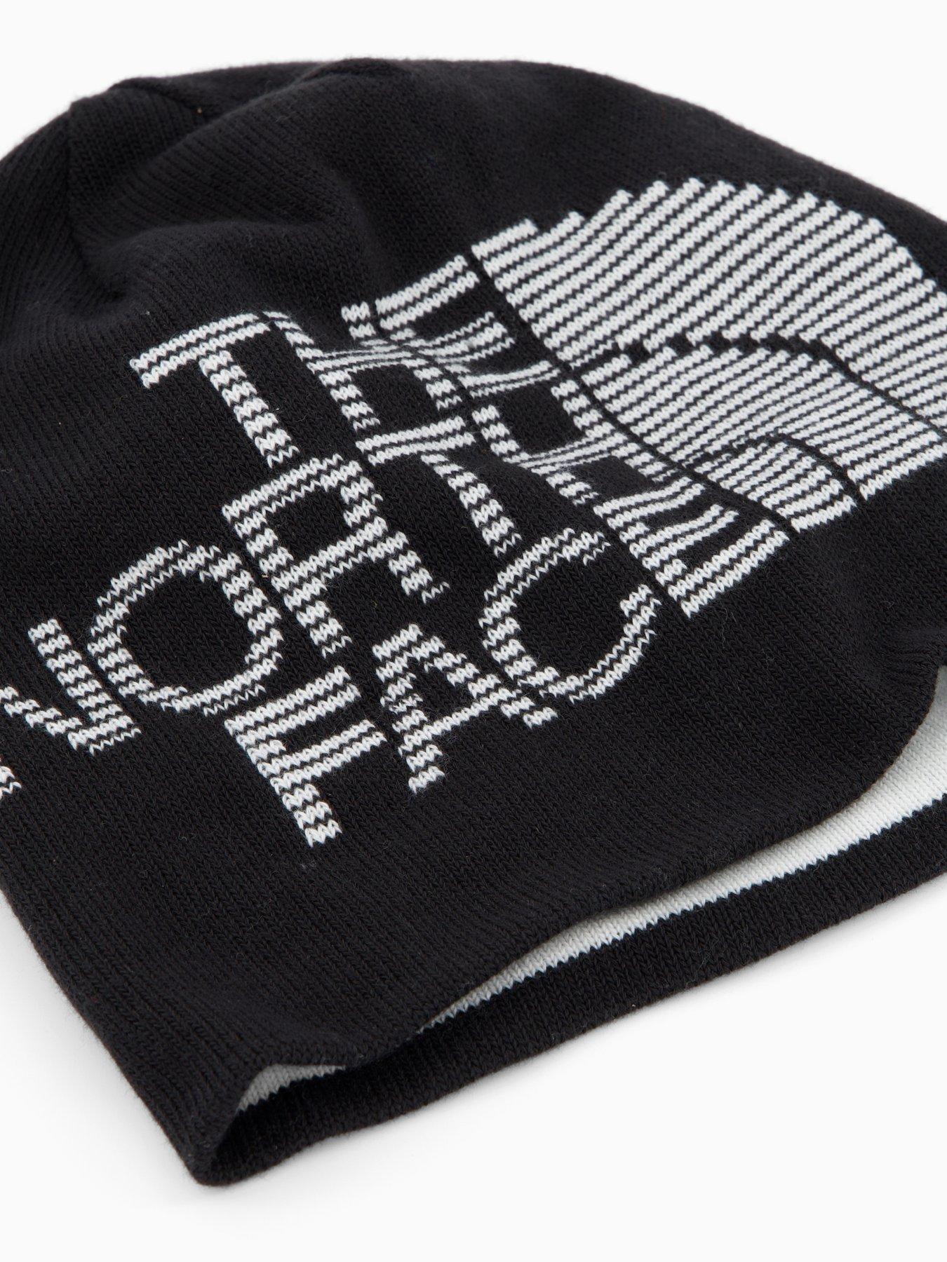 Image 4 of 4 of The North Face Unisex Reversible Highline Beanie - Black/Grey