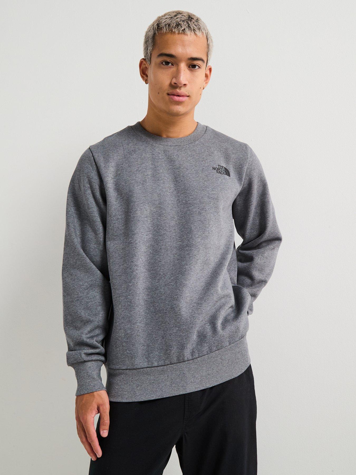 undefined Men's Simple Dome Crew - Grey