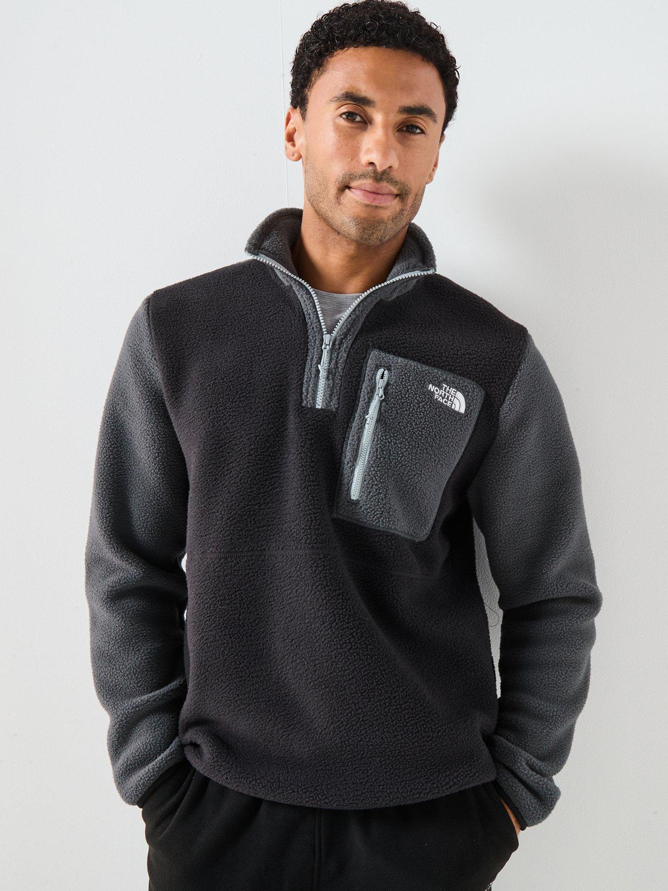 undefined Men's Yumiori 1/4 Zip Fleece Jacket - Black