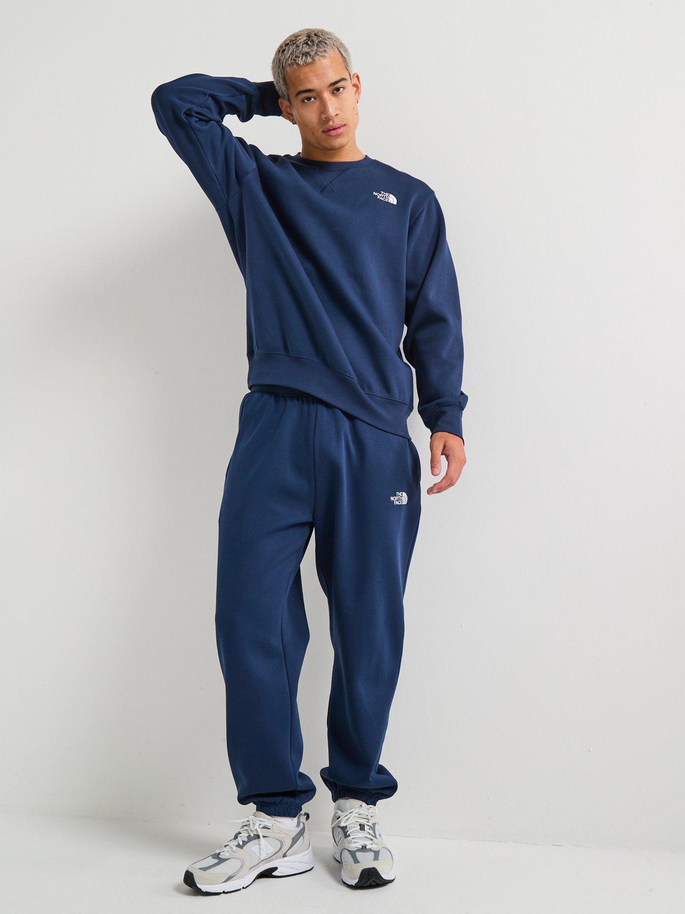 Image 3 of 6 of The North Face Mens Essential Relaxed Straight Joggers - Navy