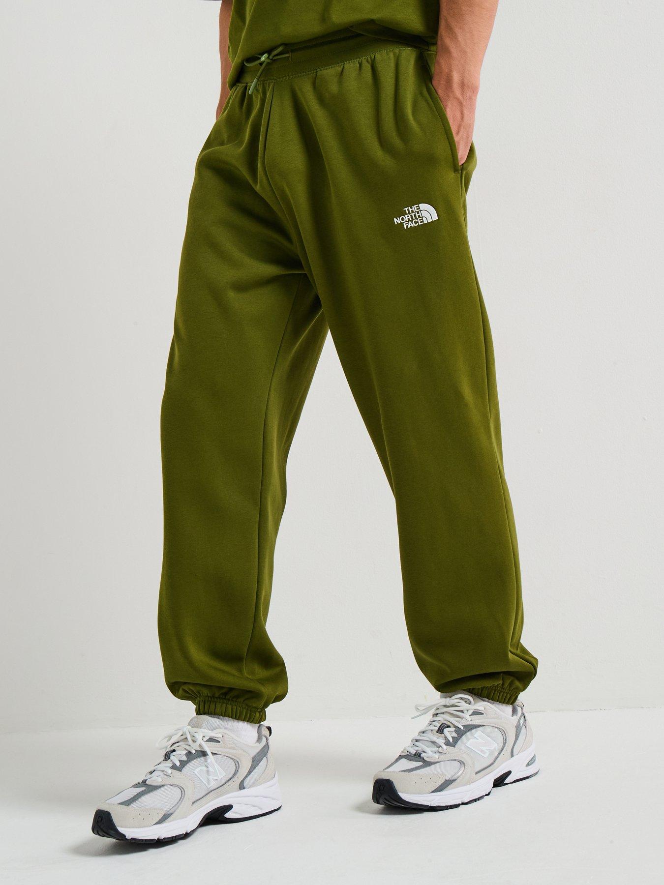 undefined Mens Essential Relaxed Straight Jogger - Khaki