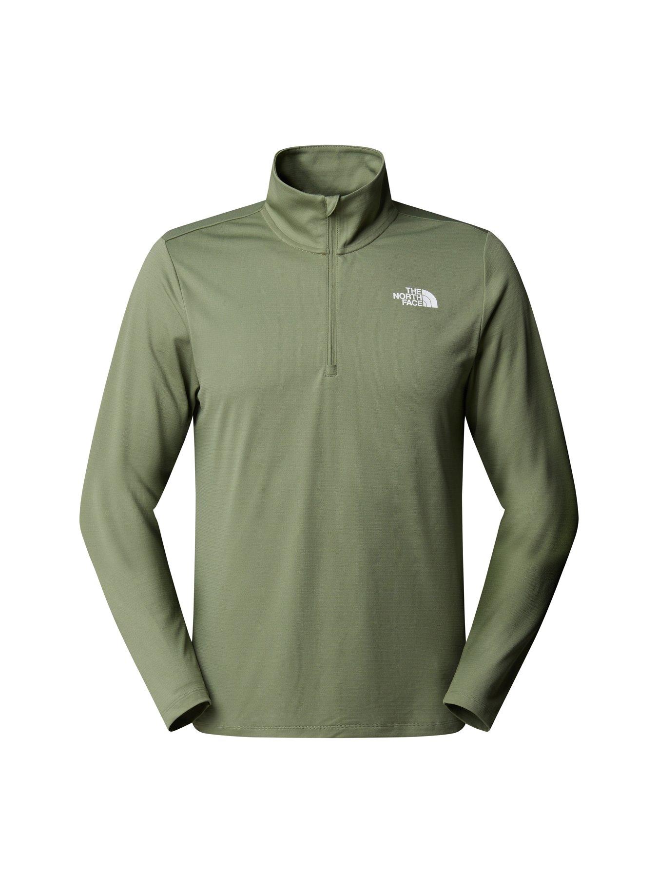 undefined Mens 24/7 ¼ Zip Top - Khaki