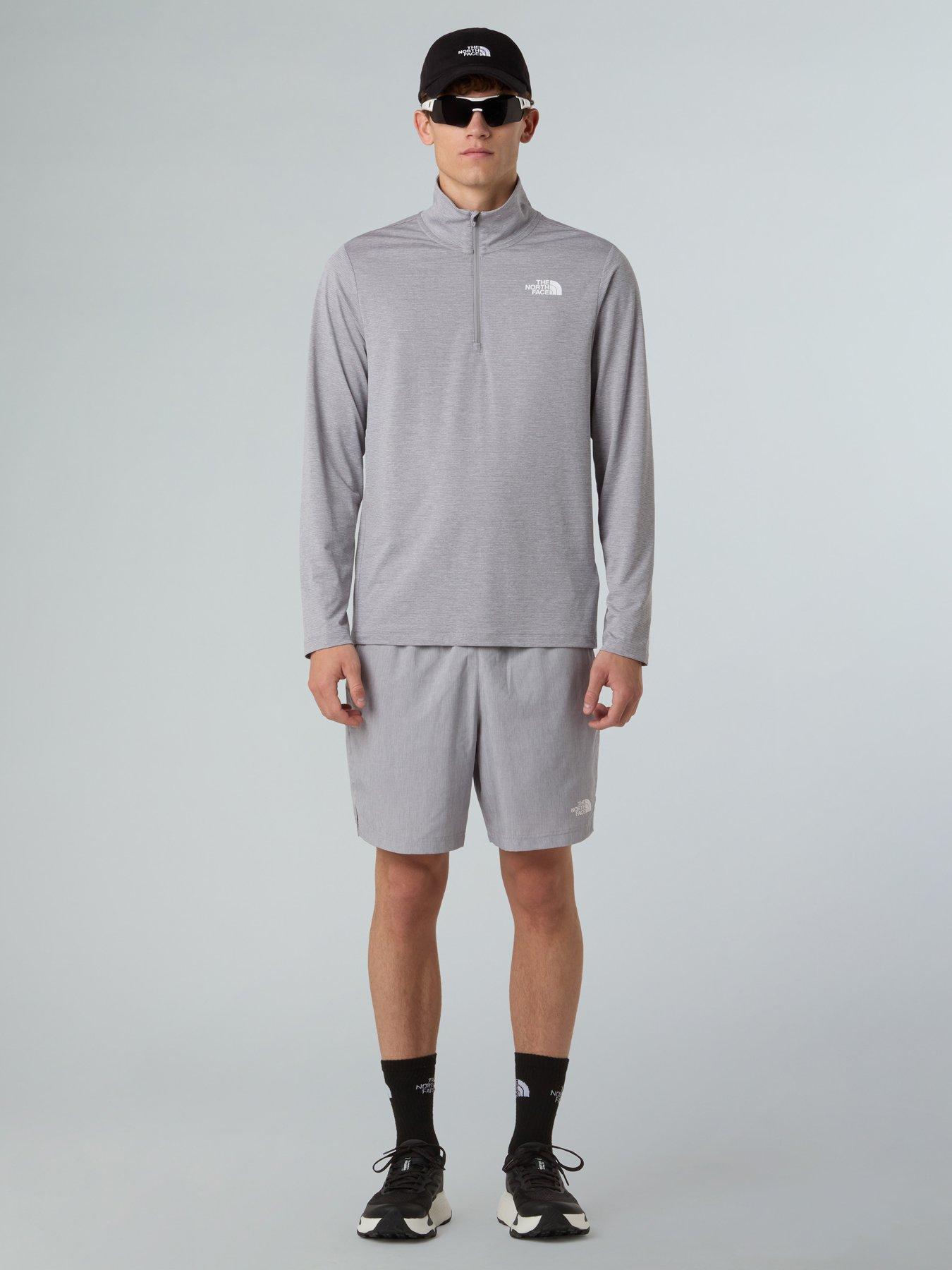  image of the-north-face-mens-247-14-zip-top-grey